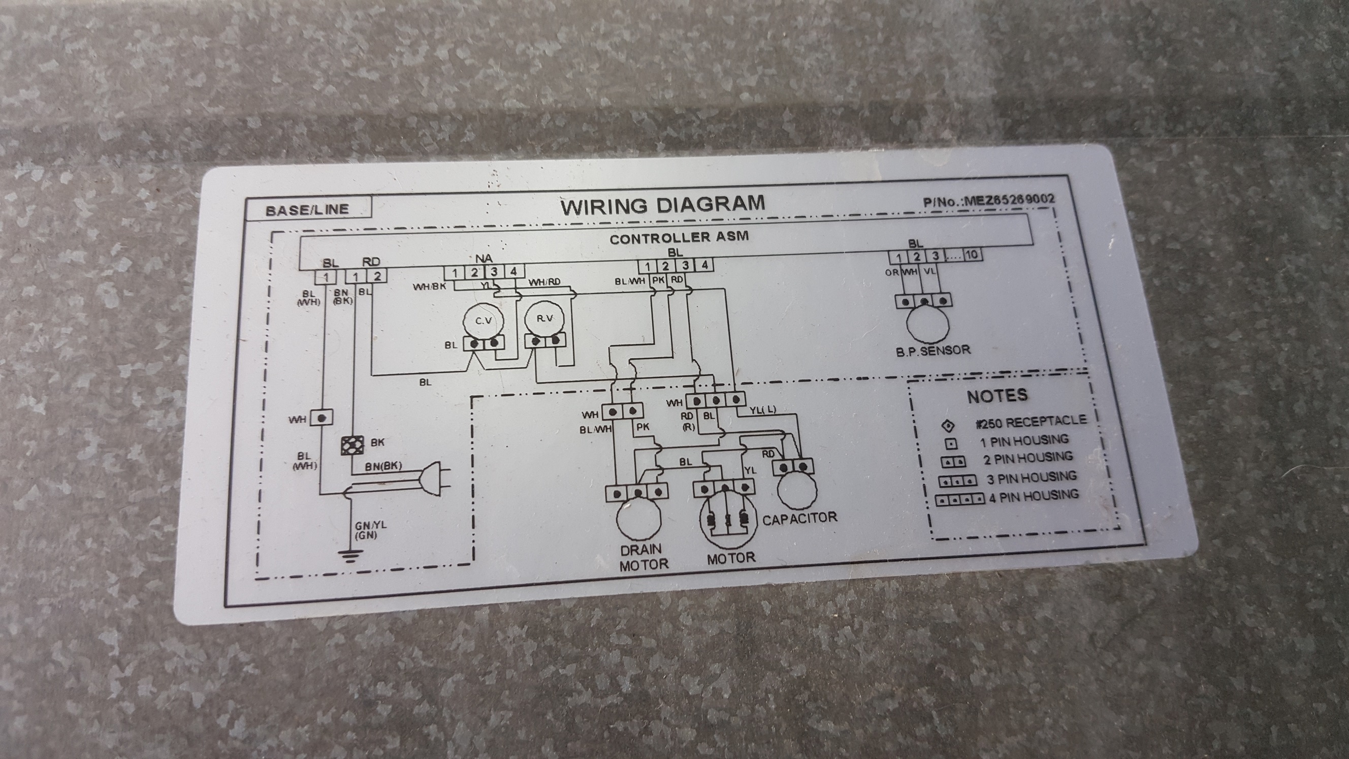 ซ่อมเครื่องซักผ้า ยี่ห้อ LG รุ่น WF-T1256TD อาการน้ำขังในถังซักไม่ปล่อยน้ำทิ้ง