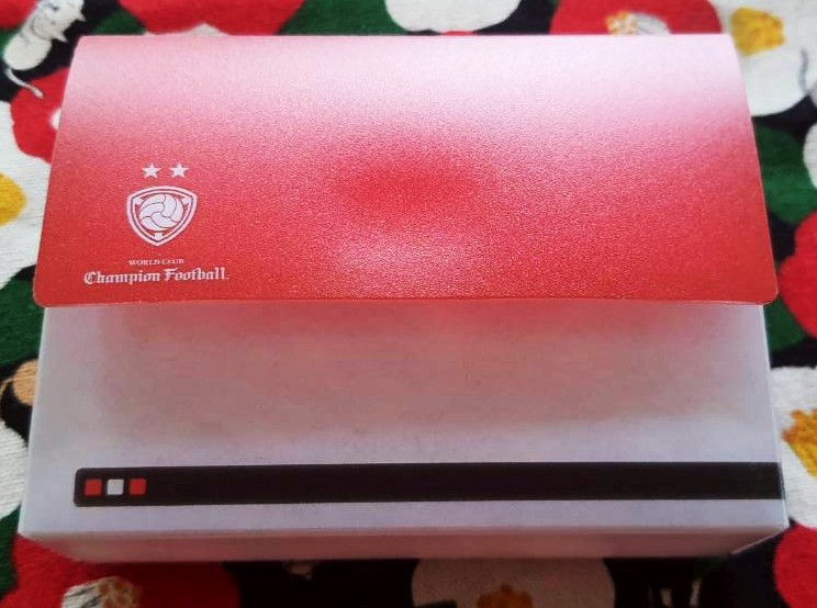 กล่อง ใส่ การ์ด นามบัตร ใส่ของ พกพา WCCF จากญี่ปุ่น World Club Champion Football ฟุตบอล Size : 10 x 7.5 cm