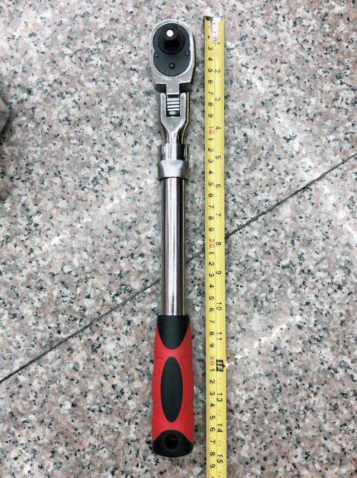 ด้ามฟรีก๊อกแก๊กแบบคอพับได้