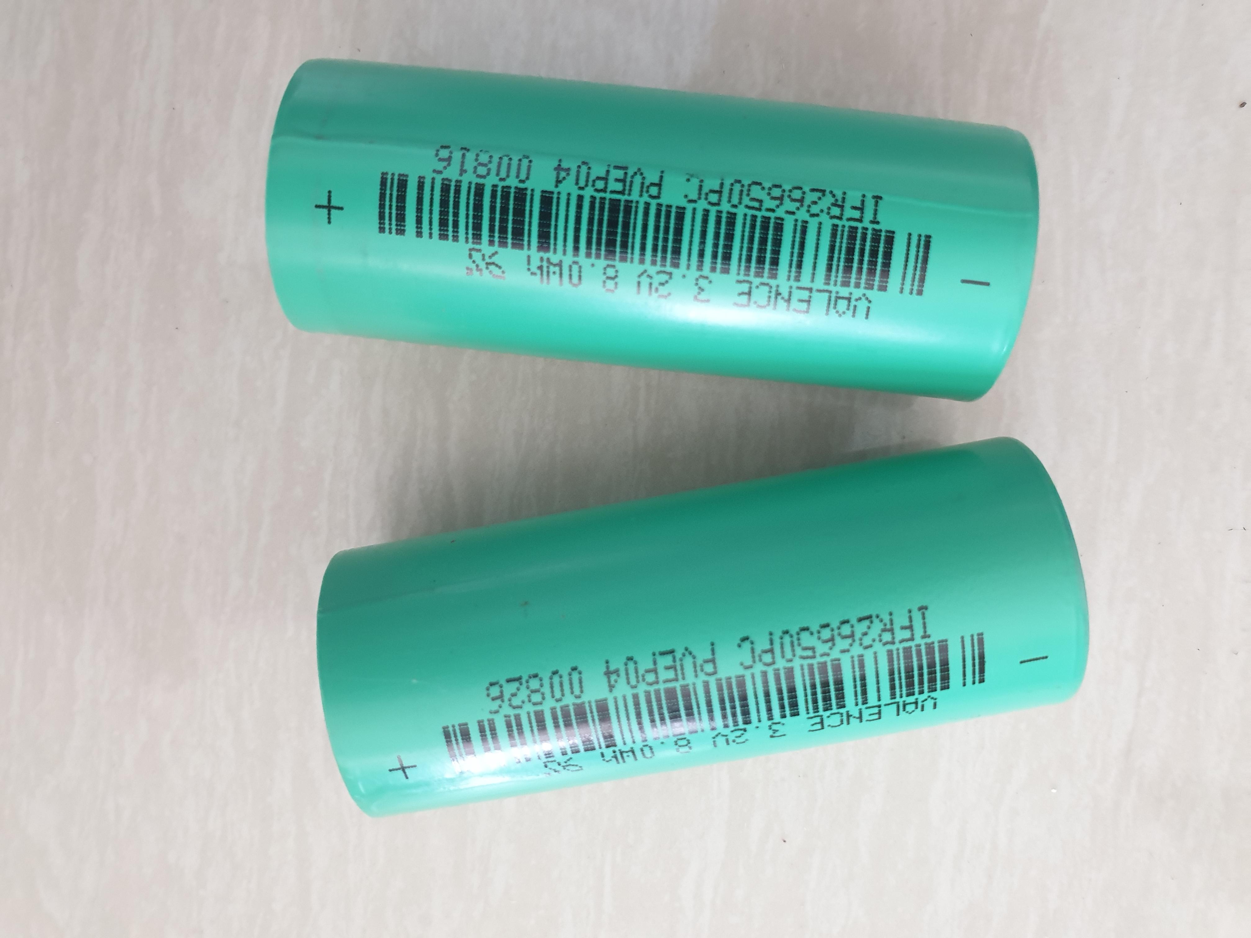 Battery lifepo4 ฟอสเฟส 3.2v 2.5Ah ตัวแรง 4 ก้อนสตาร์ทรถได้
