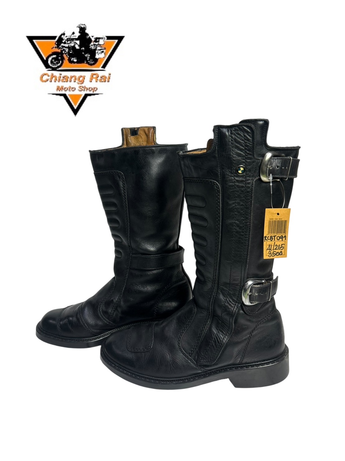 รองเท้าขี่มอเตอร์ไซด์( มือสอง) RCBT-091 Size ขนาดจากป้าย 41:EUR / 7:UK / 26:Cm.(BMW)