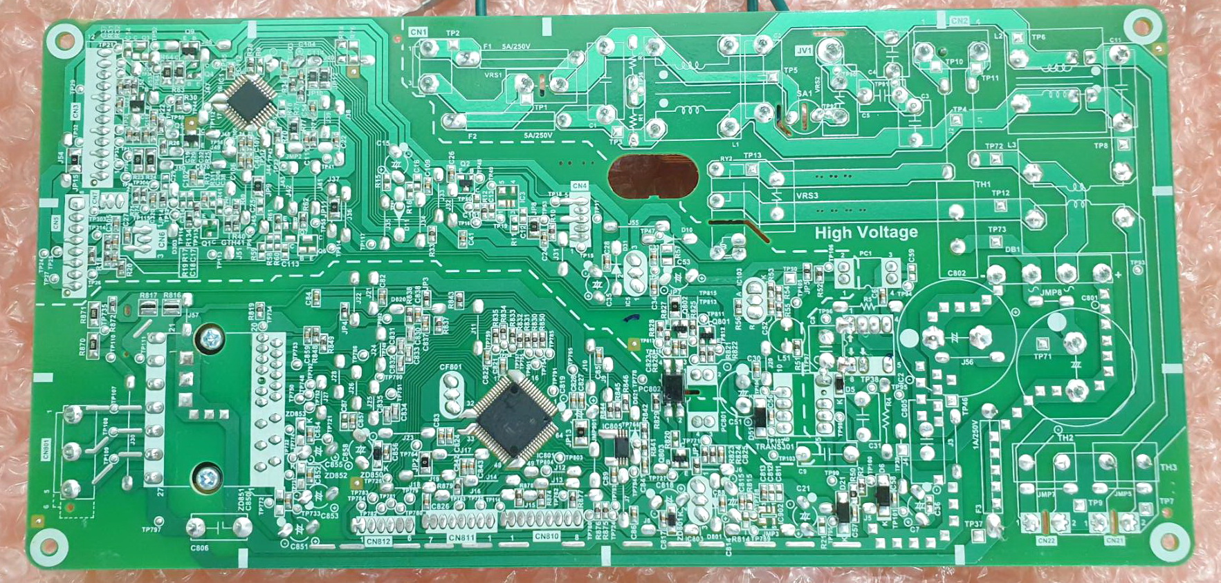 FPWB-B545CBKZ MAIN PWB ASS'Y รุ่น SJ-X230T,SJ-X260T,SJ-X300T ใช้กับหมายเลขเครื่อง 4 ตัวแรก ต่ำกว่า1707 ลงมา,(SR.1718ขึ้นไปใช้FPWB-B856CBKZ)