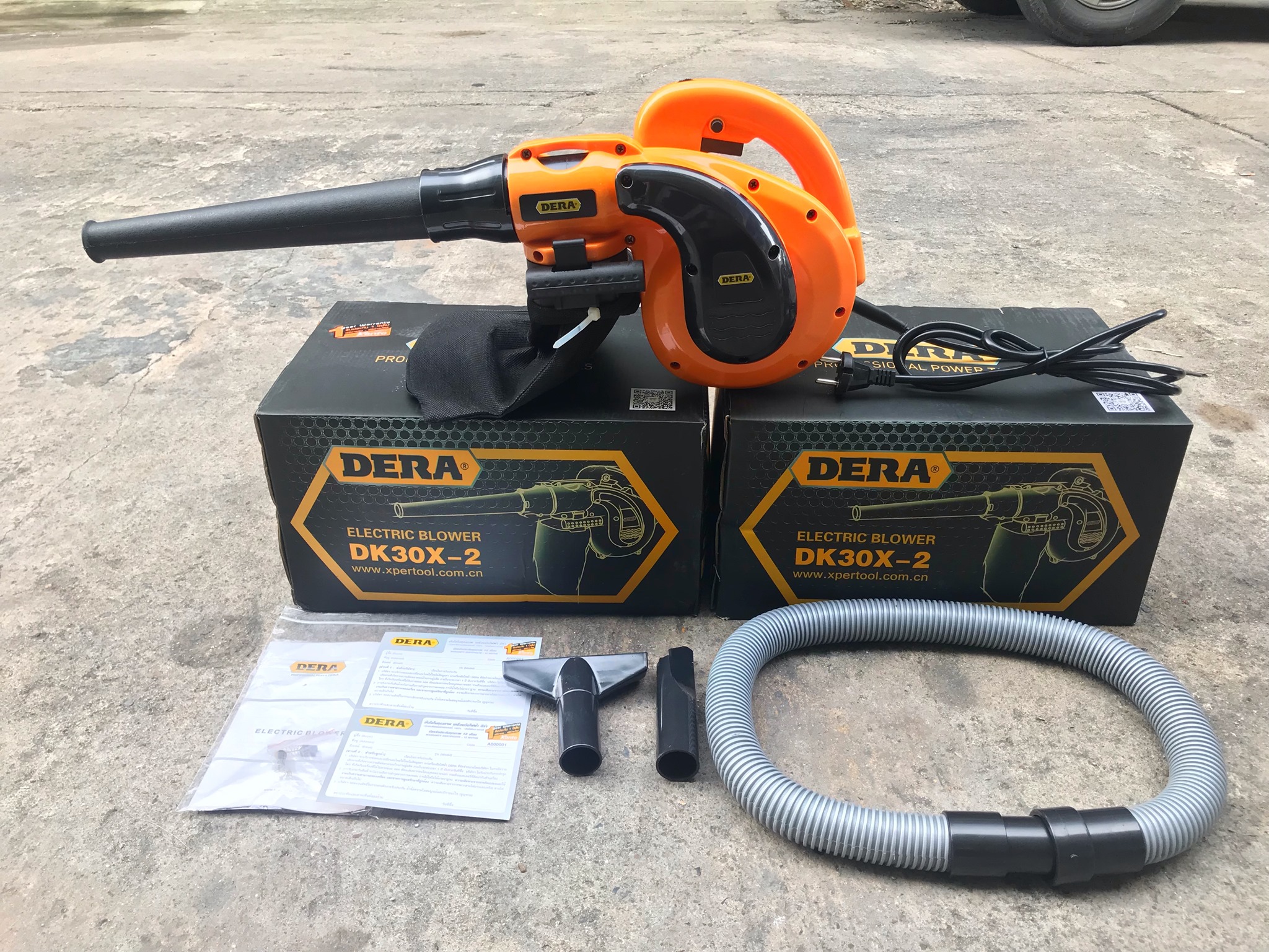 เครื่องเป่าลม+ดูดฝุ่นไฟฟ้าDERA DK-30X-2 เครื่องเป่าลม 2 ระบบ