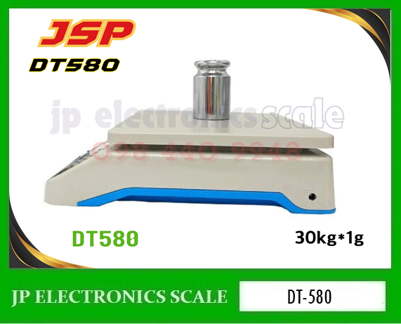 เครื่องชั่งคำนวณราคา30kg เครื่องชั่งคิดราคา30kg เครื่องชั่ง30กิโลกรัม เครื่องชั่งน้ำหนัก30กิโล เครื่องชั่งน้ำหนัก30kg ตาชั่ง30กิโล กิโลดิจิตอล30กิโล เครื่องชั่ง30kg ค่าละเอียด 1g ยี่ห้อ JSP รุ่น DT580 ขนาดถาดชั่งน้ำหนัก 215x170mm.