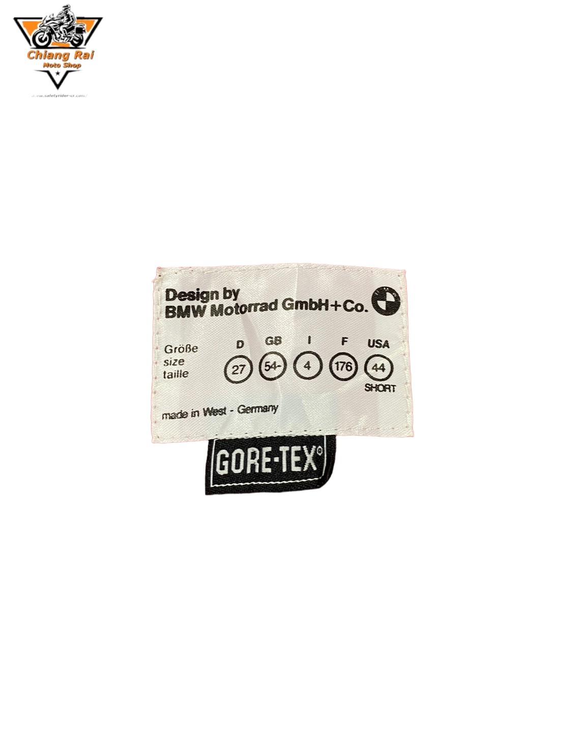 เสื้อขี่มอเตอร์ไซด์( มือสอง) RCSA 559: อก 52" ยาว 25" (XL) **BMW** (ไม่มีการ์ดหลัง)