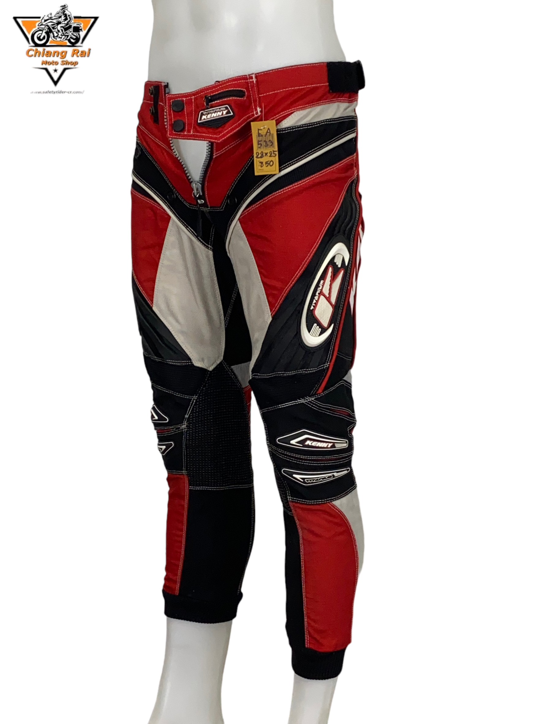 กางเกงขี่มอเตอร์ไซด์ ( มือสอง ) E&A 533: เอว 28" ยาว 25" **KENNY**