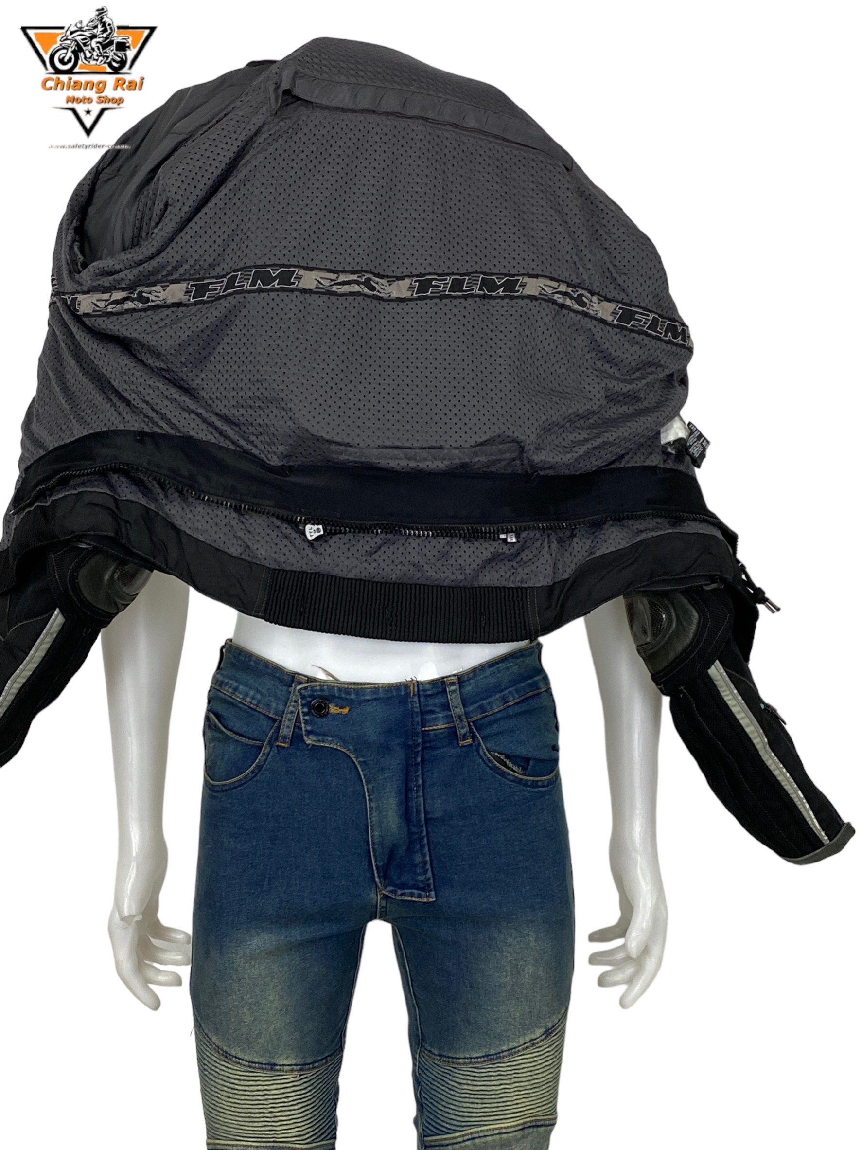 เสื้อขี่มอเตอร์ไซด์( มือสอง) RCSA 682: อก 48-50" ยาว 23" (L-XL)**FLM**