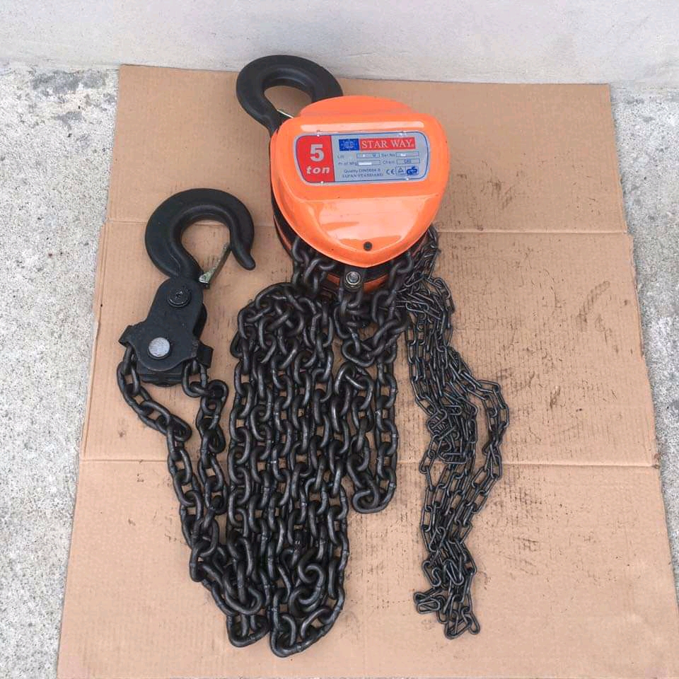 ืรอกโซ่ ยี่ห้อ Star Way (แบบใช้มือดึง-สาว) แบบเหลี่ยม งานญี่ปุ่น มี 5 ขนาดให้เลือก