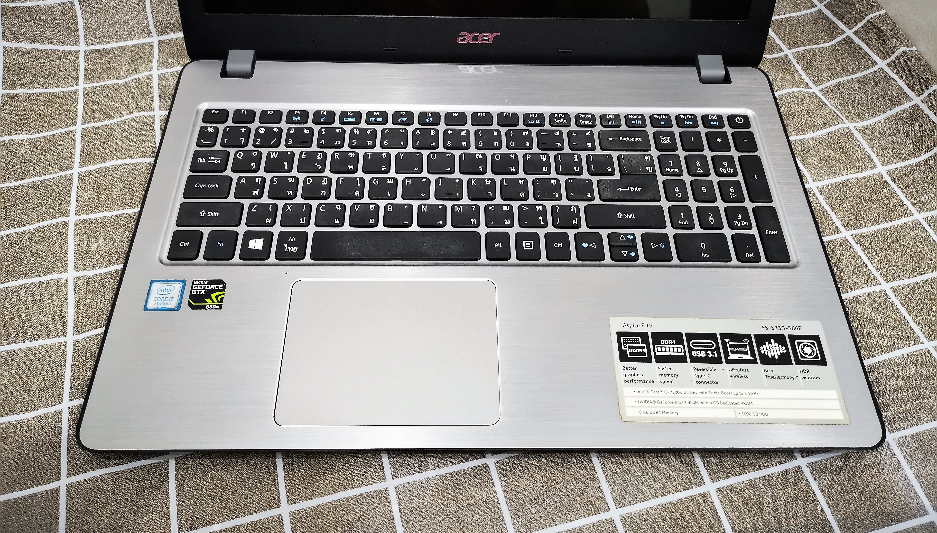 Acer Aspire F5-573G-566F