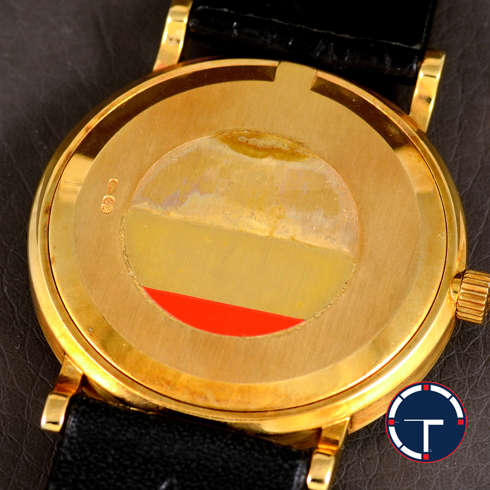 Patek Philippe Calatrava Ref.5006 หน้าปัดสีขาว หลักชั่วโมงเพรชเล็กแท้ ขอบเพชรแท้ ตัวเรือนทองคำ18K สายหนังแท้ หัวเข็มขัดแท้ ไขลาน ขนาด 33.5 mm