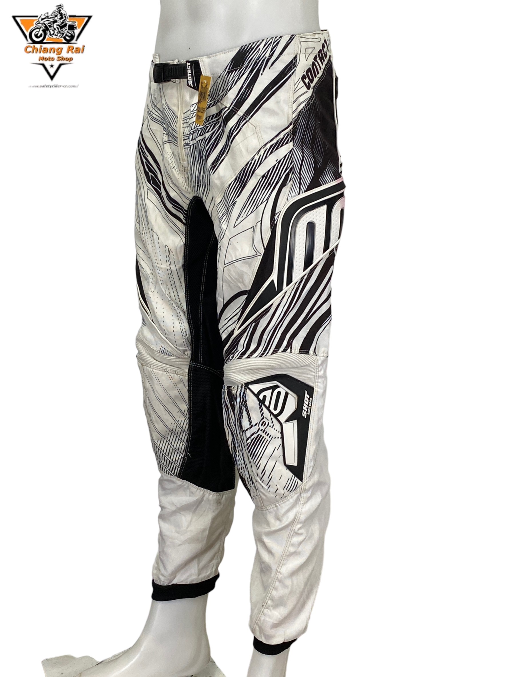 กางเกงขี่มอเตอร์ไซด์ ( มือสอง ) E&A 558: เอว 30-32" ยาว 27" **CONTACT**
