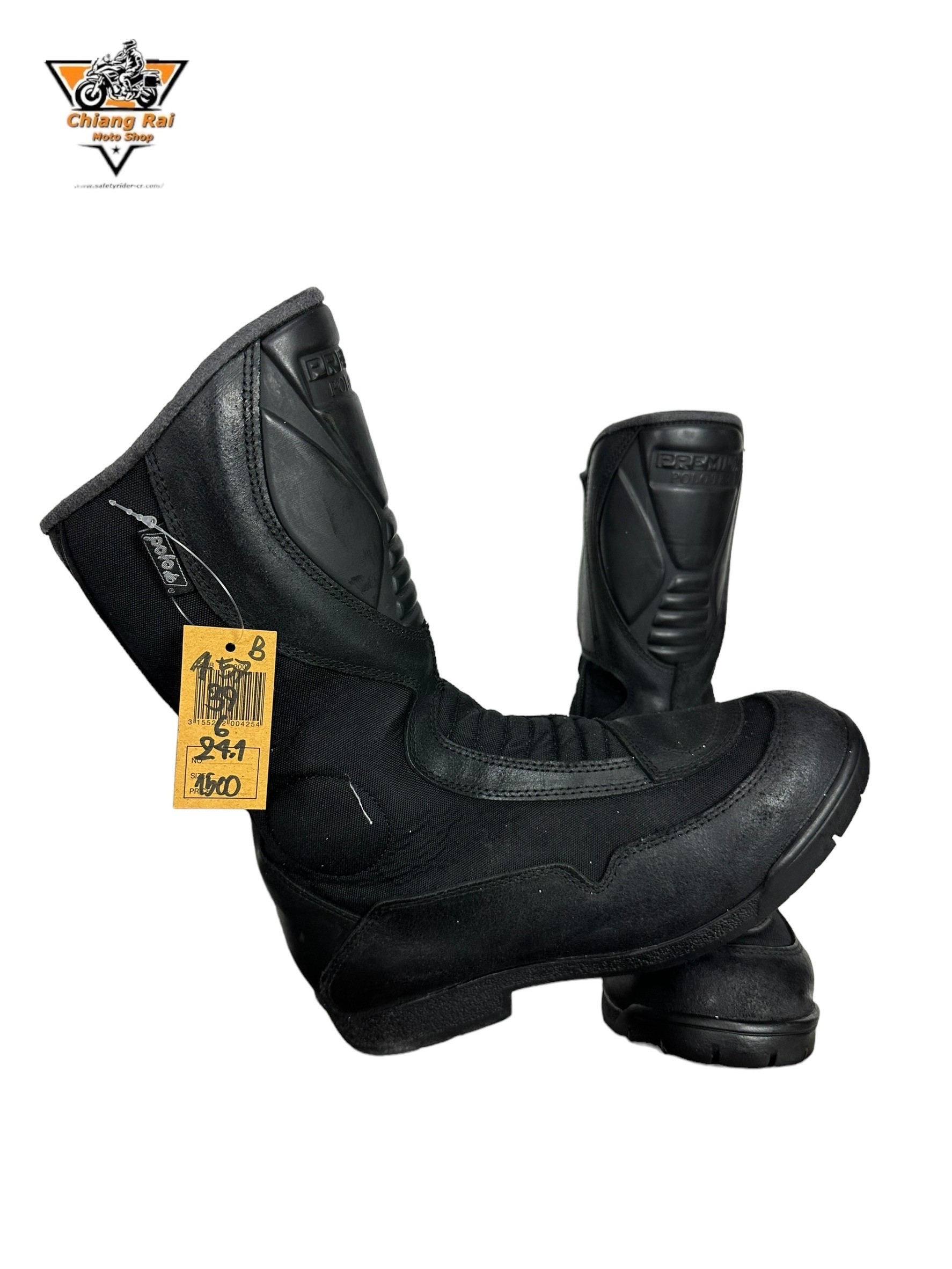 รองเท้าขี่มอเตอร์ไซด์( มือสอง) RCBS-457 Size ขนาดจากป้าย 39:EUR / 6:UK / 24.1:Cm.(PREMIUM)