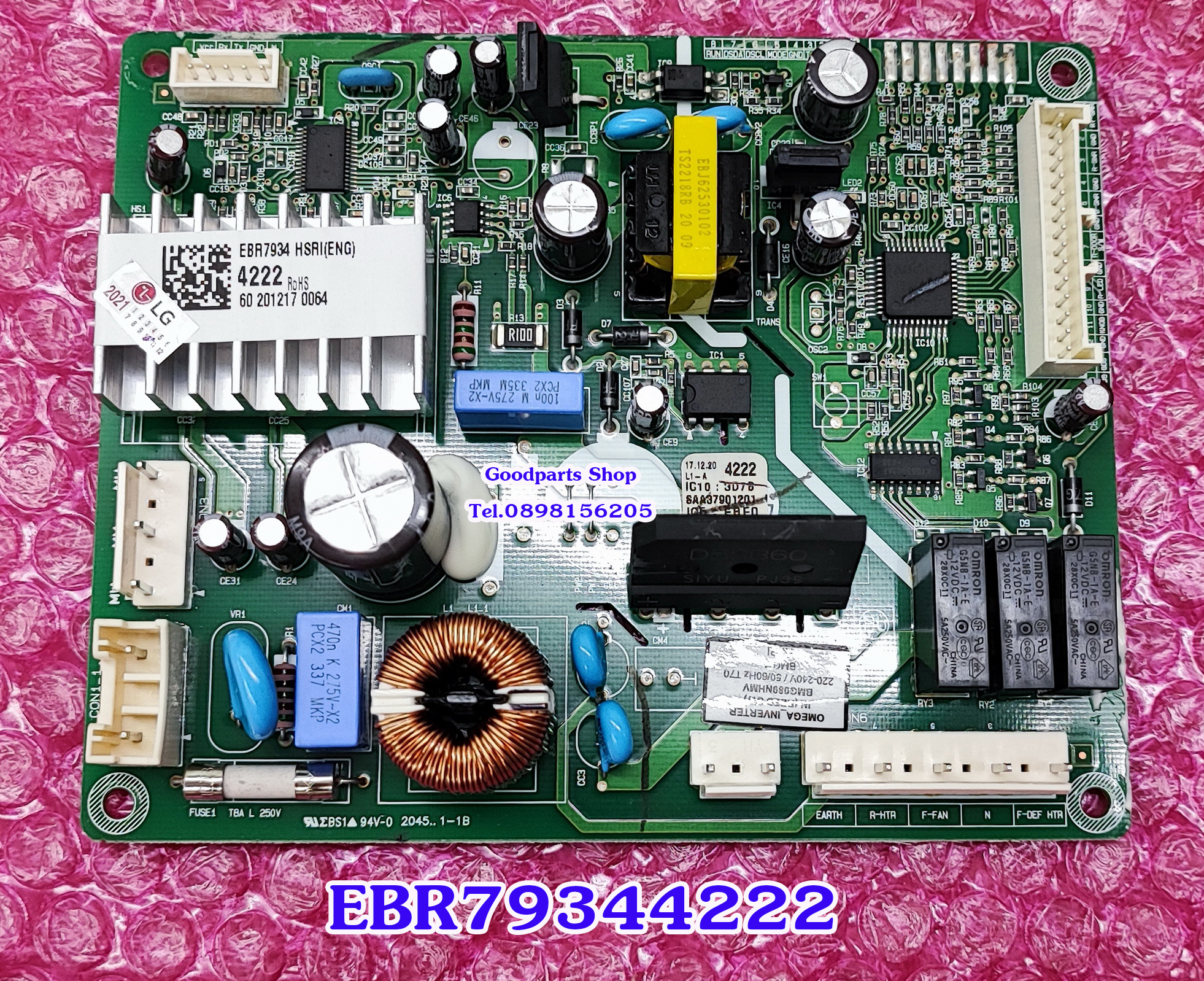 EBR79344222 :EBR79344225 :EBR82029107 เมนบอร์ดตู้เย็น LG