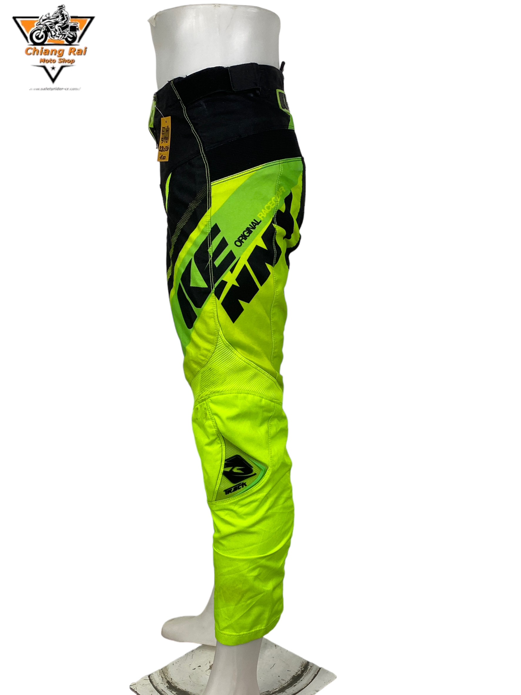 กางเกงสำหรับขี่มอเตอร์ไซด์ ( มือสอง ) E&A 592: เอว 28" ยาว 26" **KENNY**