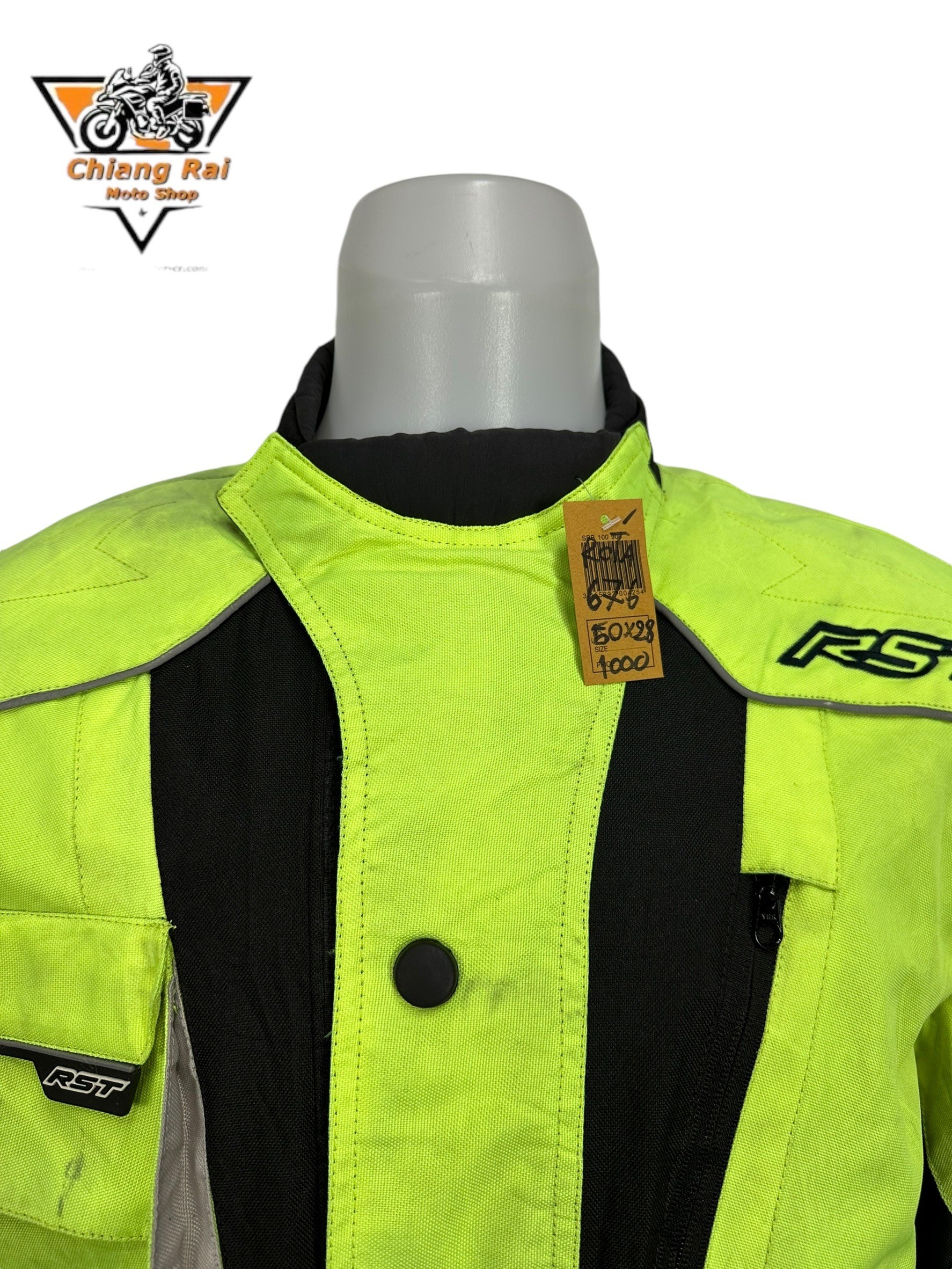 เสื้อขี่มอเตอร์ไซด์( มือสอง) RCTA 676 อก 50" ยาว 28"(XL) **RST**