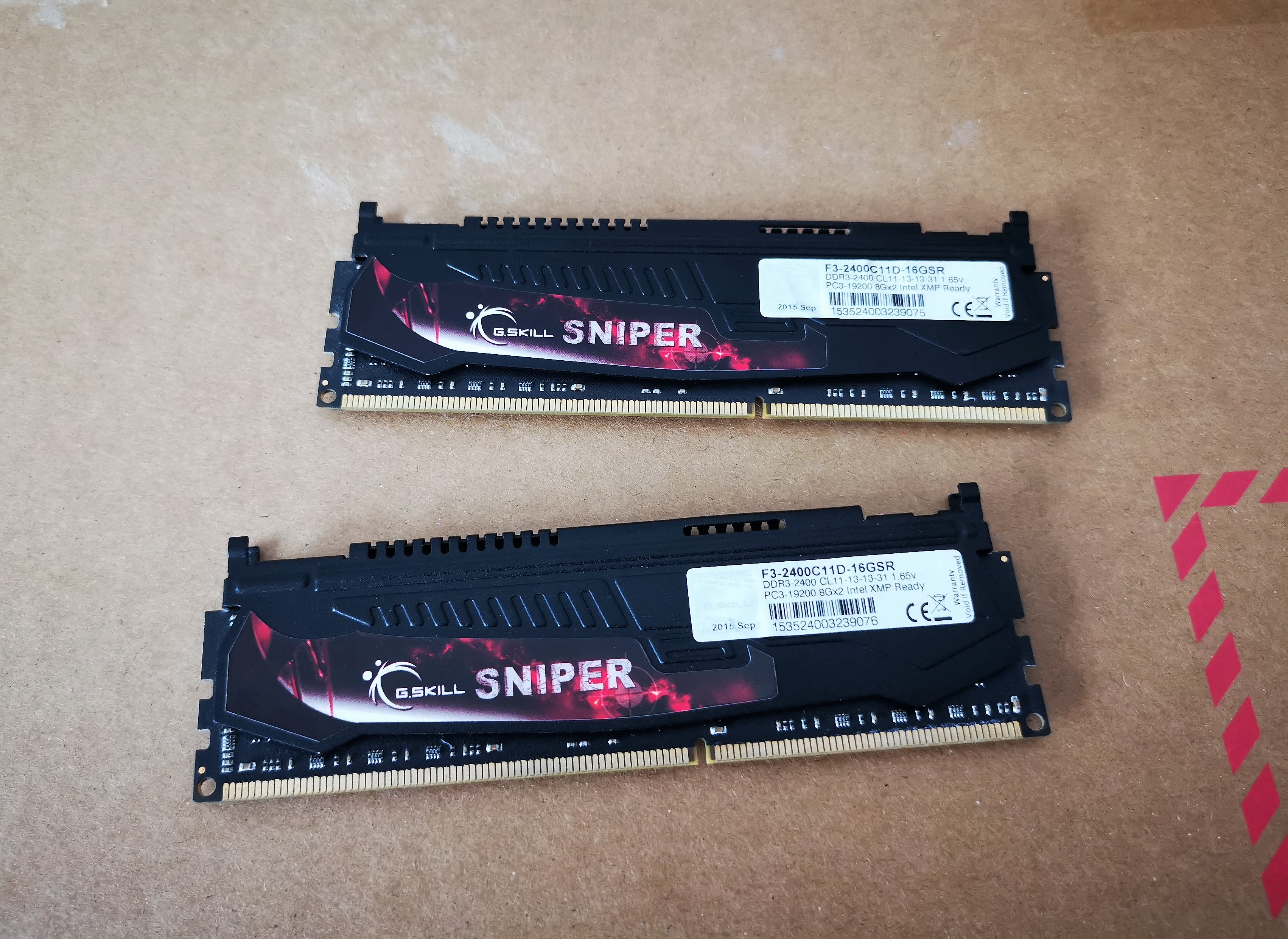 Ram G.Skill Sniper DDR3 16G(8*2)/2400