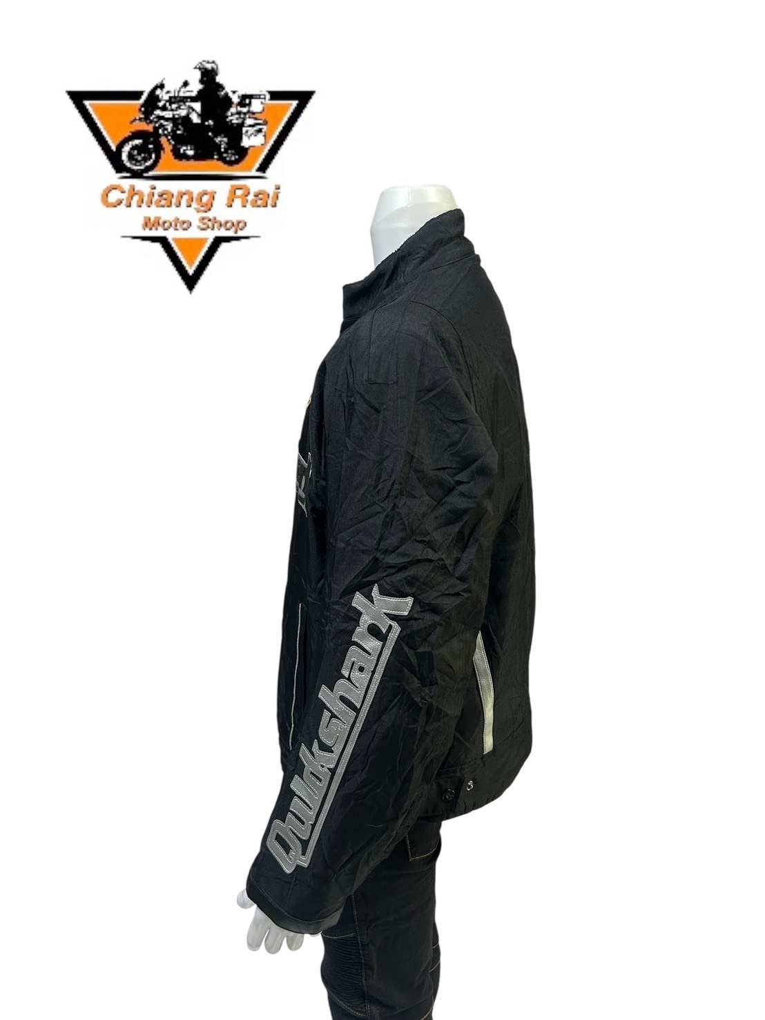 เสื้อขี่มอเตอร์ไซด์( มือสอง) CRSB 061 : อก 48" ยาว 25" (L) **Quickshark**(ไม่มีการ์ด)