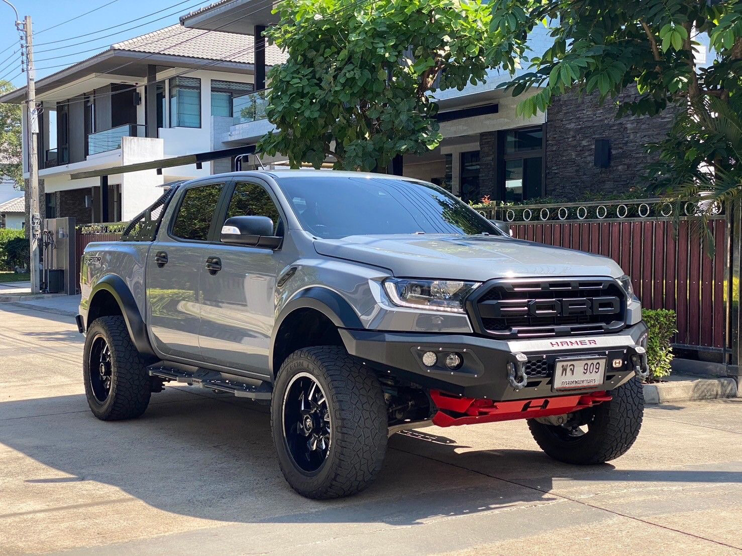 Ford Ranger Raptor 2.0 Double Cab สีเทา ปี 2021
