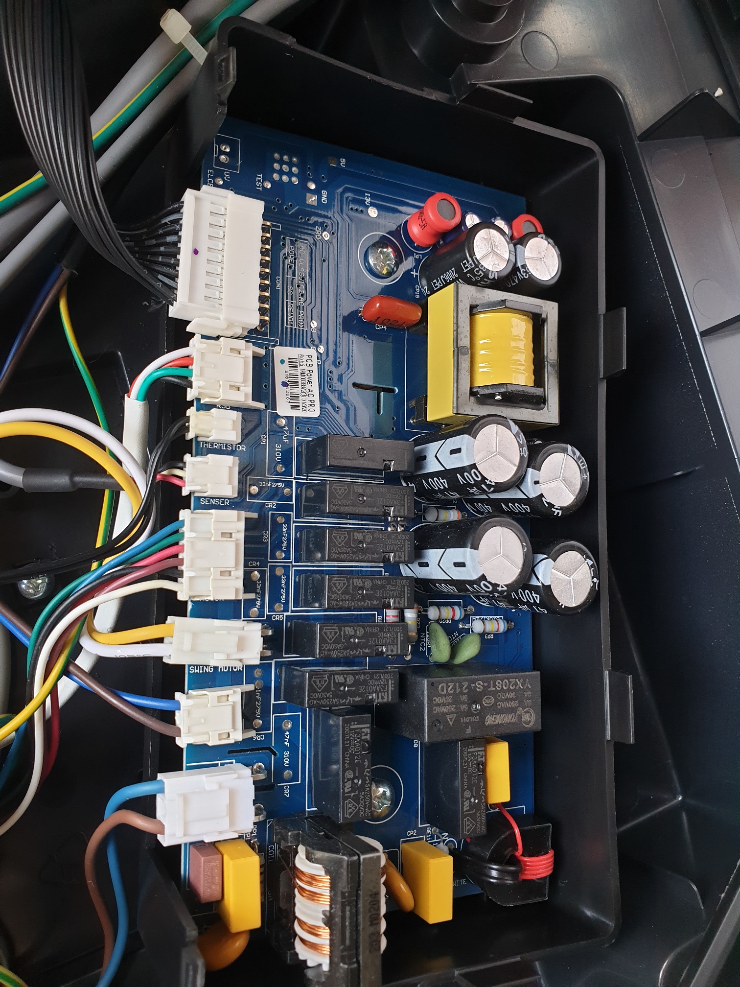 ซ่อมพัดลมไอน้ำ ยี่ห้อ HATARI รุ่น AC Pro อาการพัดลมหมุนเบาไม่มีแรงหมุน