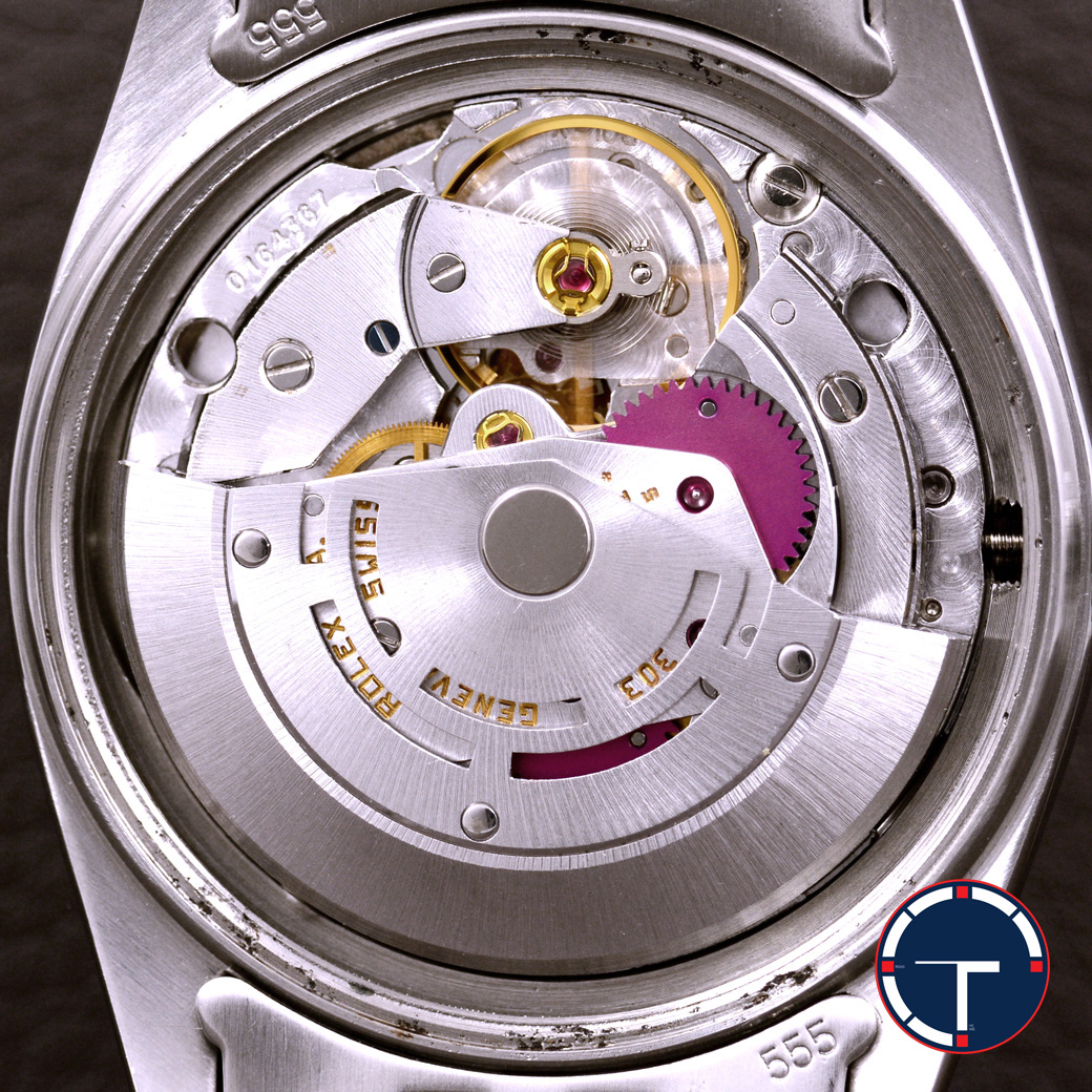Rolex Datejust Ref.16014 Silver Linen Dial หน้าปัดลายผ้าสีเงิน ขอบหยักทองคำขาว สายจูบิรี่แท้ นาฬิกาปี1985 Automatic ขนาด 36 mm