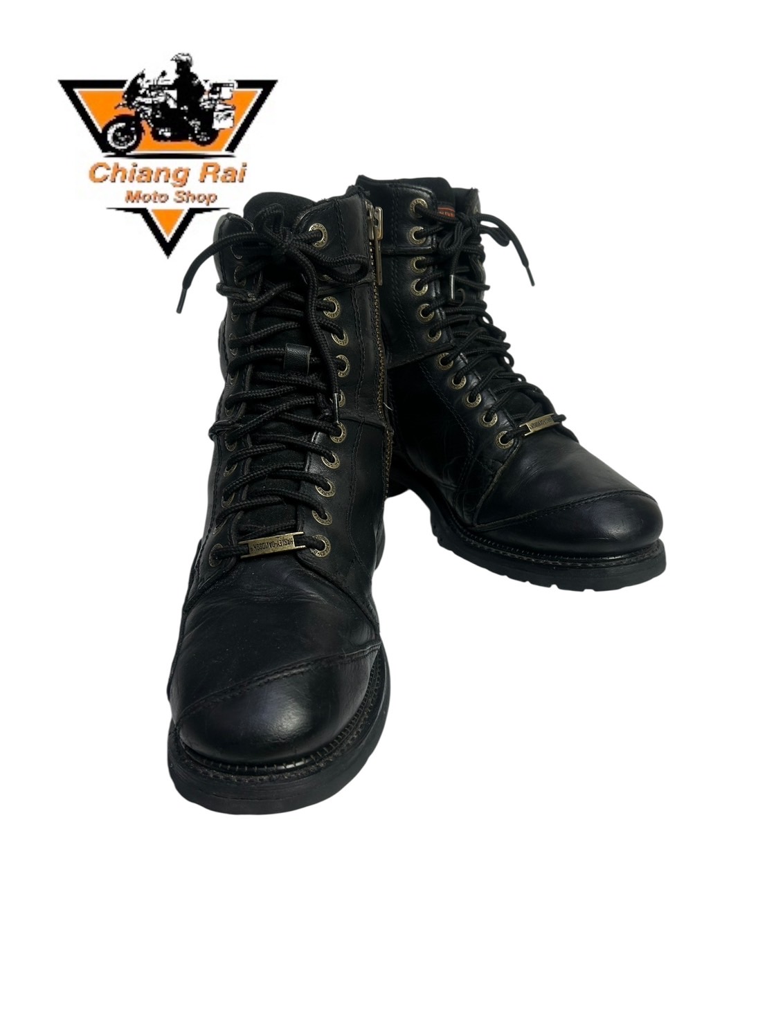 รองเท้าขี่มอเตอร์ไซด์( มือสอง) RCBT-102 Size ขนาดจากป้าย 45:EUR / 10.5:UK / 28.5:Cm.(Harley-Davidson)