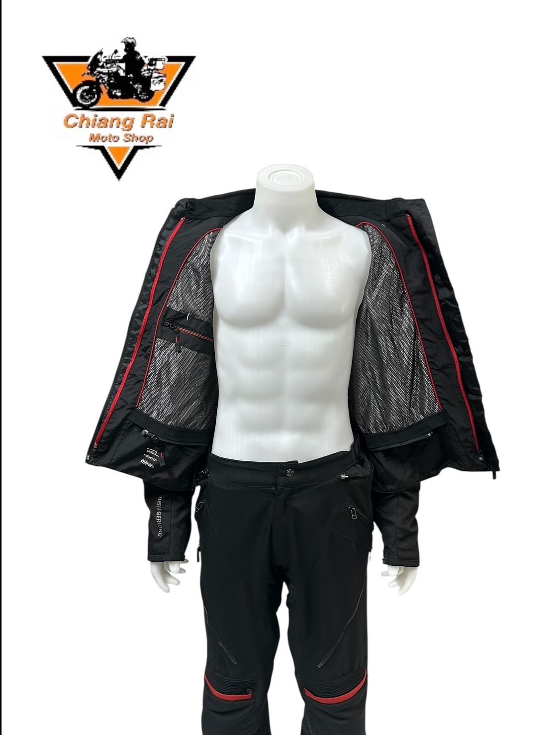 เสื้อขี่มอเตอร์ไซด์( มือสอง) CRSB 041 : อก 48" ยาว 24" (L) **HeinGericke**