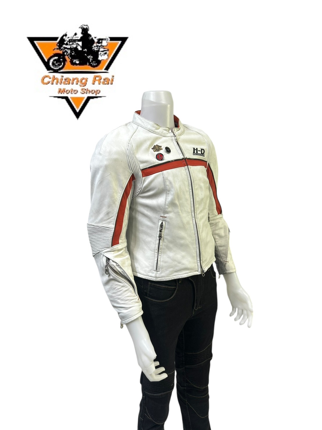 เสื้อขี่มอเตอร์ไซด์( มือสอง) CRSB 075 : อก 36" ยาว 27" (S) **Harley Davidson**