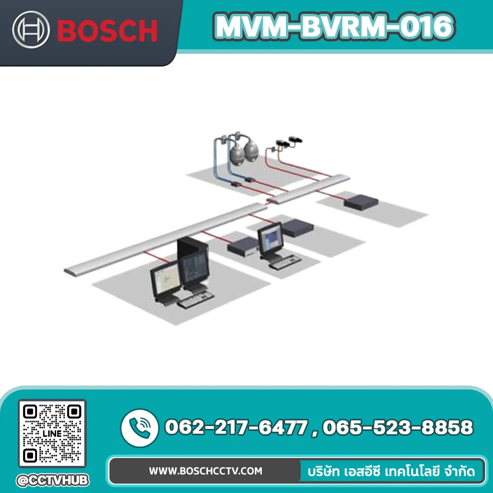 Accessories BOSCH รุ่น MVM-BVRM-016 Base Package incl. 16 cameras single-pac