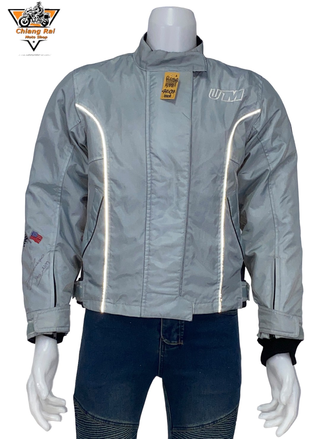 เสื้อขี่มอเตอร์ไซด์( มือสอง) RCSA 512: อก 44" ยาว 24" (M) **UM**