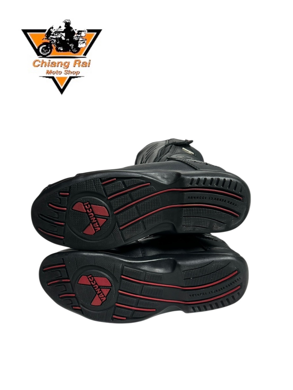 รองเท้าขี่มอเตอร์ไซด์( มือสอง) RCBT-030 Size ขนาดจากป้าย 39:EUR / 6:UK / 24.5:Cm.(Vanucci)