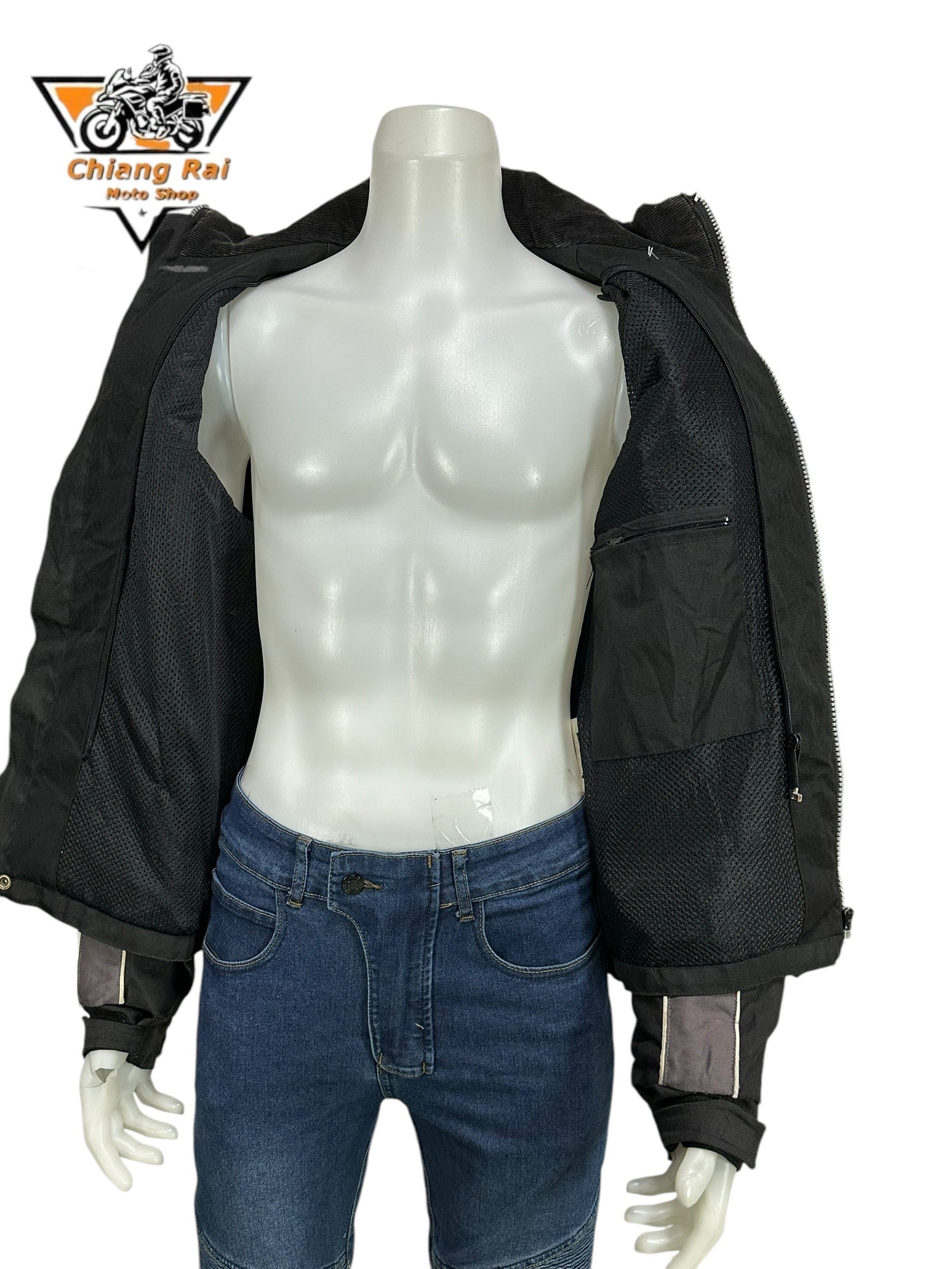 เสื้อขี่มอเตอร์ไซด์( มือสอง) RCSA 931 : อก 48" ยาว 26" (L) **NOBRAND**