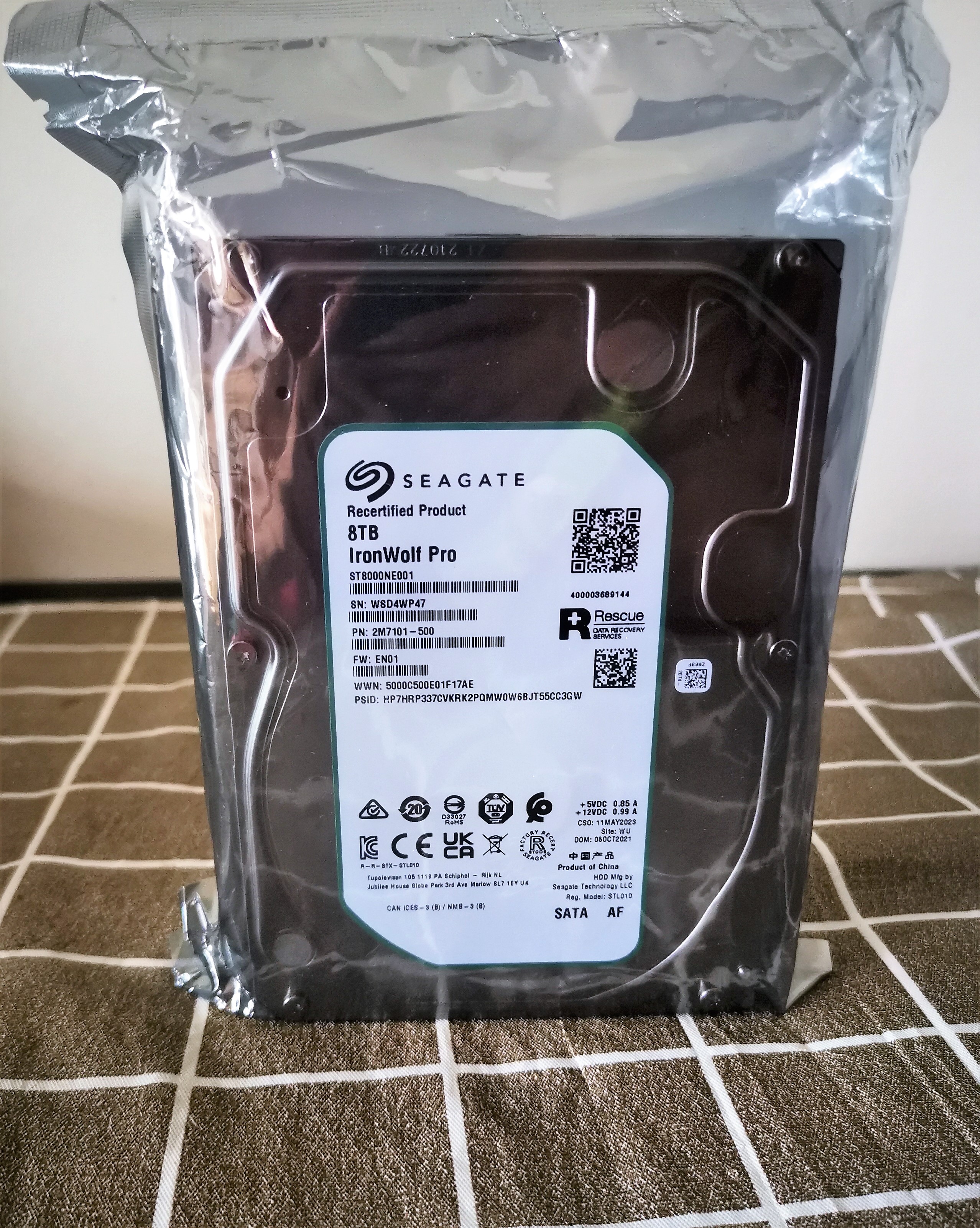 HDD Seagate IronWolf Pro 8TB ของใหม่