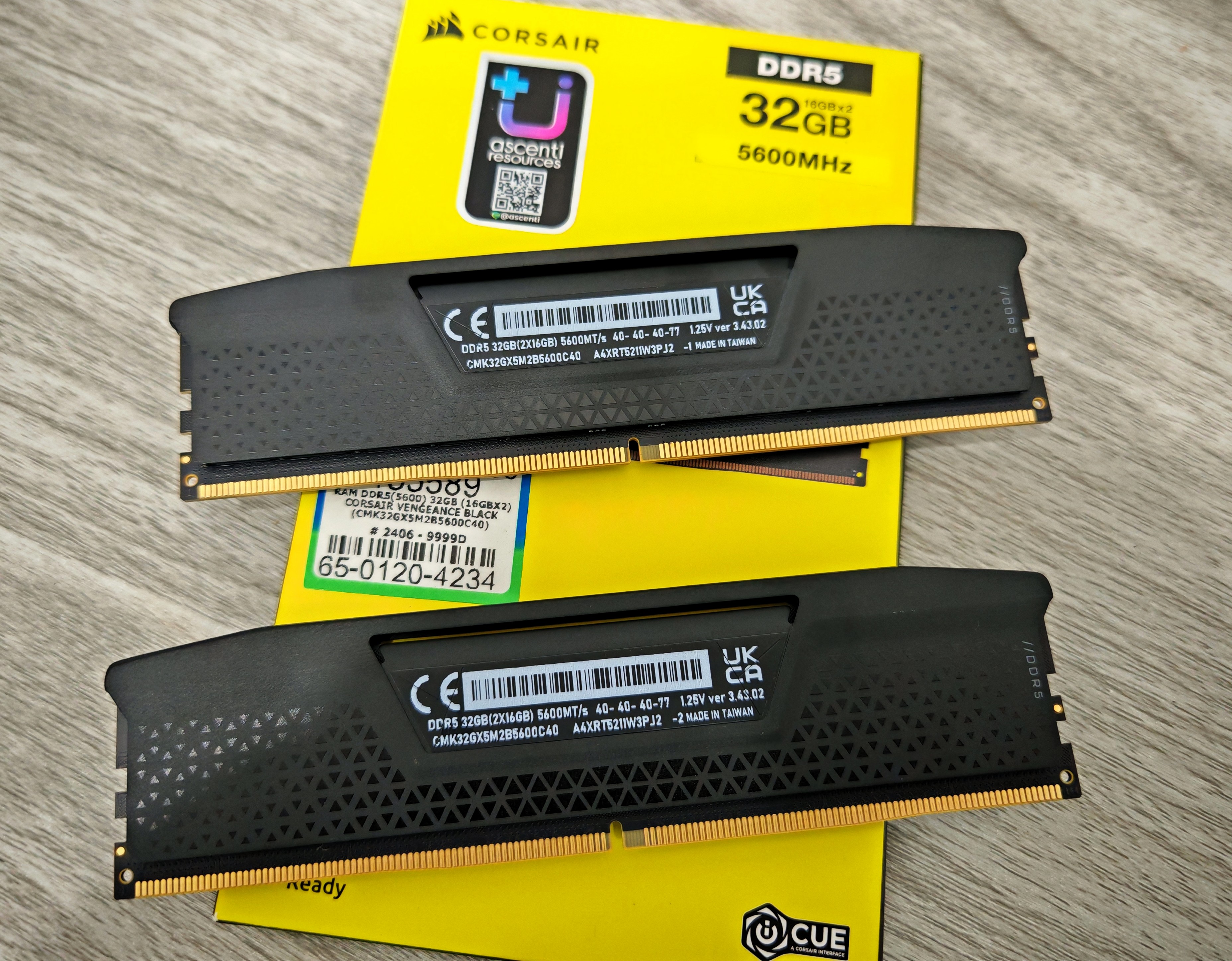 Ram Corsair Vengeance DDR5 32GB(16GBx2) 5600MHz