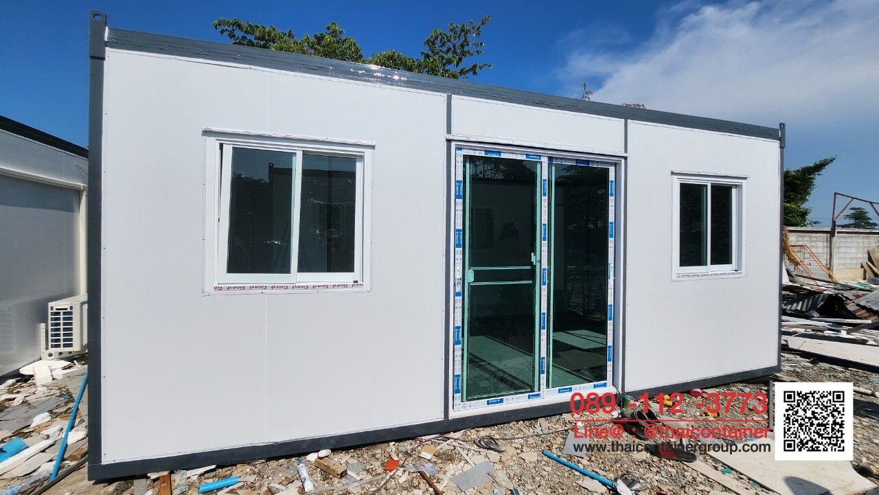 สำนักงานเคลื่อนที่ 3*6ม. สำนักงานสำเร็จรูป ตู้ออฟฟิศ