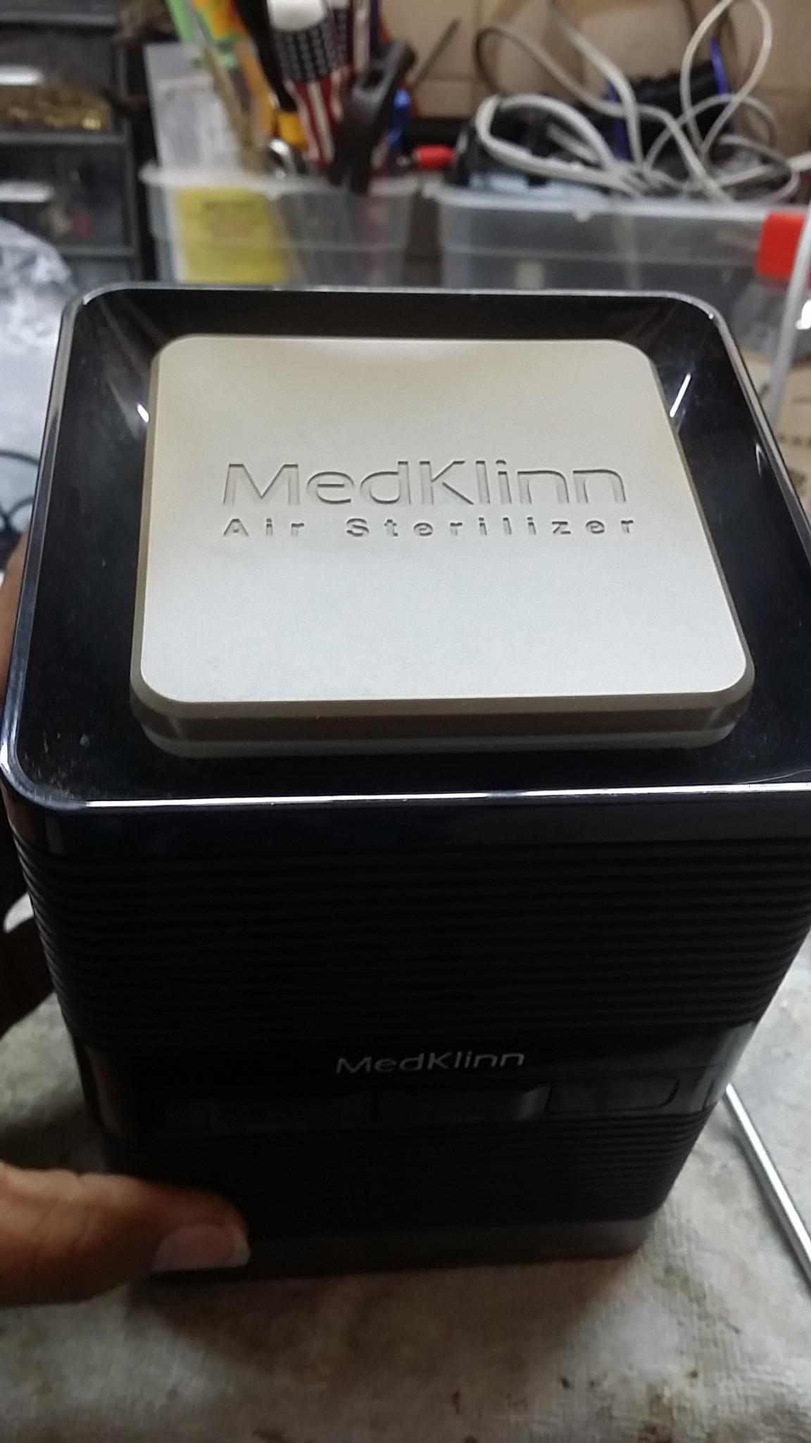 ซ่อมเครื่องฆ่าเชื้อในอากาศ ยี่ห้อ MedKlinn Asens รุ่น premium อาการเครื่องไม่ทำงาน