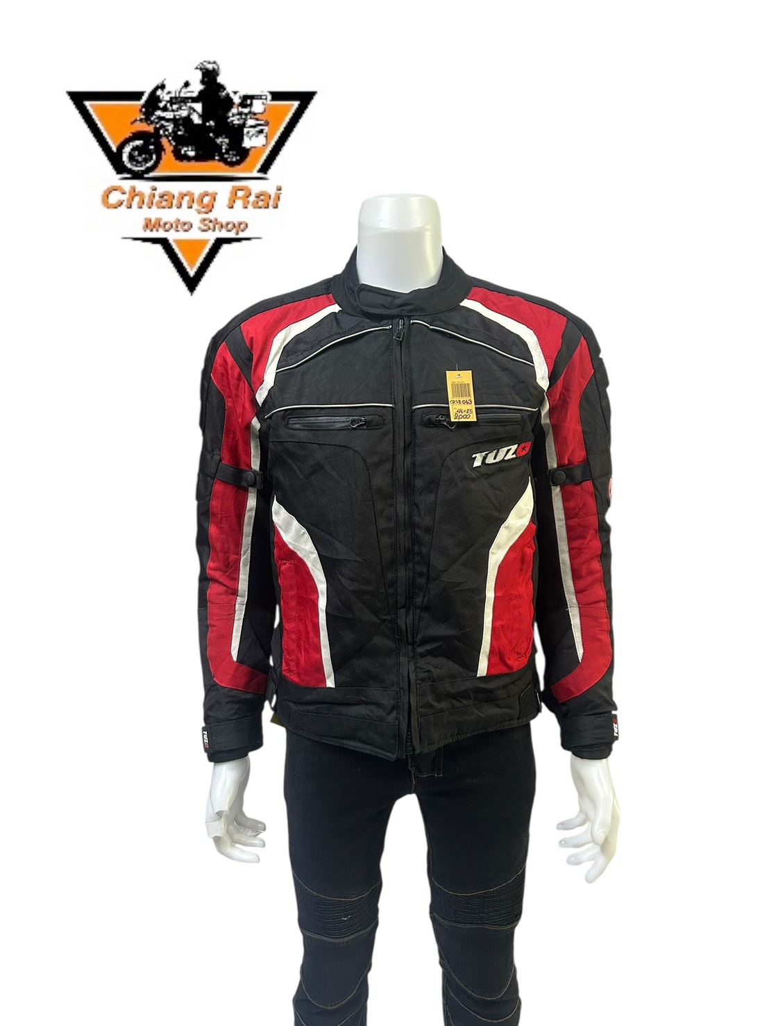 เสื้อขี่มอเตอร์ไซด์( มือสอง) CRSB 063 : อก 46" ยาว 25" (L) **TUZO**