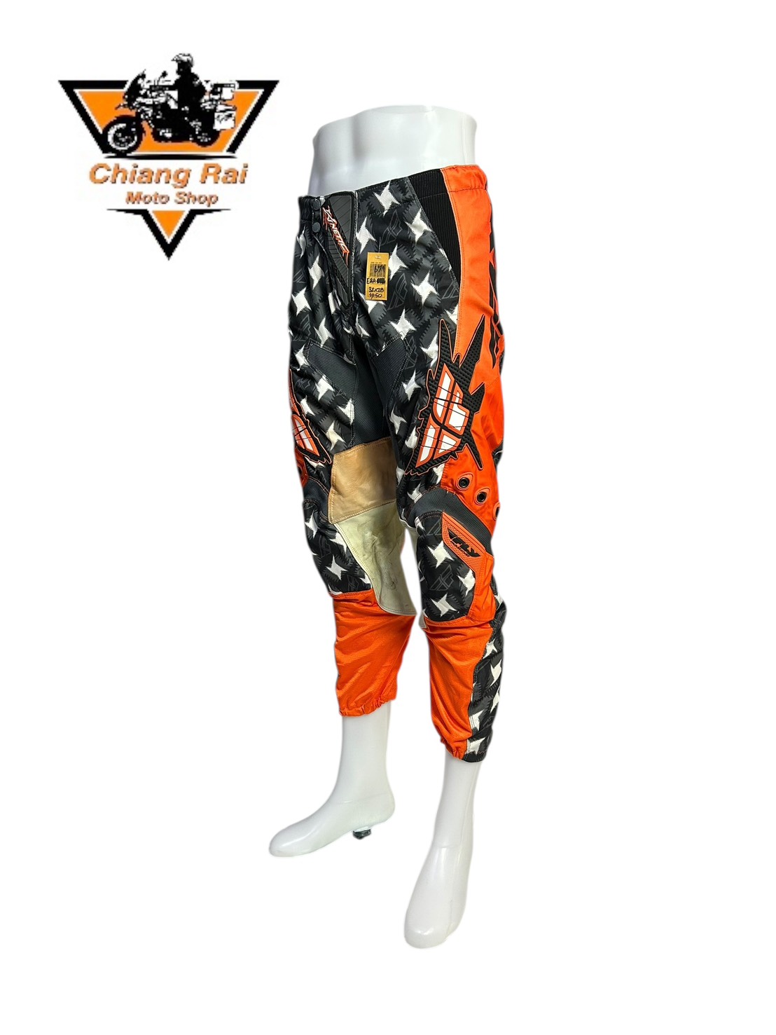 กางเกงขี่มอเตอร์ไซด์ ( มือสอง ) E&A 671: เอว 32" ยาว 28" **KINETIC**