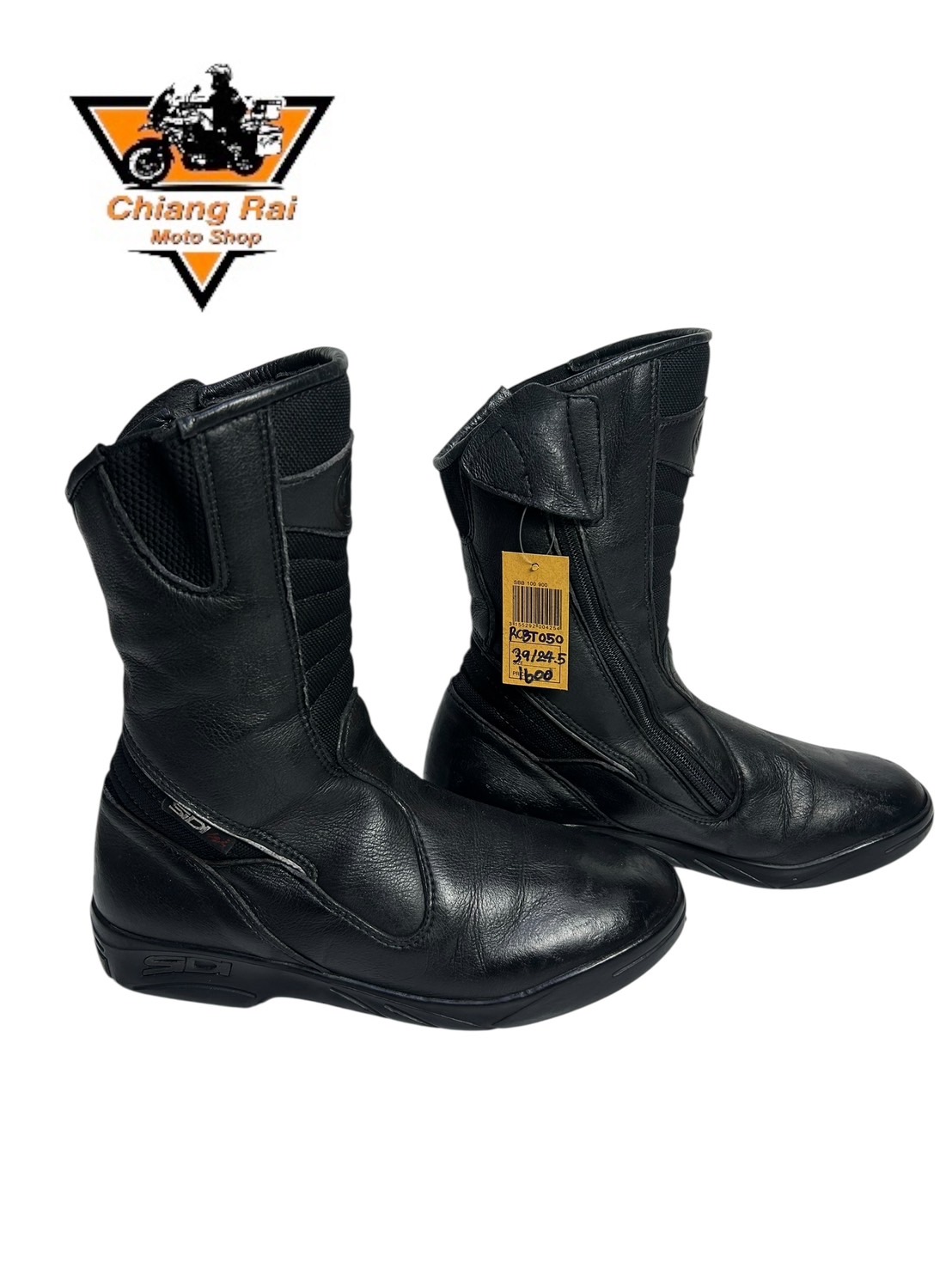 รองเท้าขี่มอเตอร์ไซด์( มือสอง) RCBT-050 Size ขนาดจากป้าย 39:EUR / 6:UK / 24.5:Cm.(SIDI)
