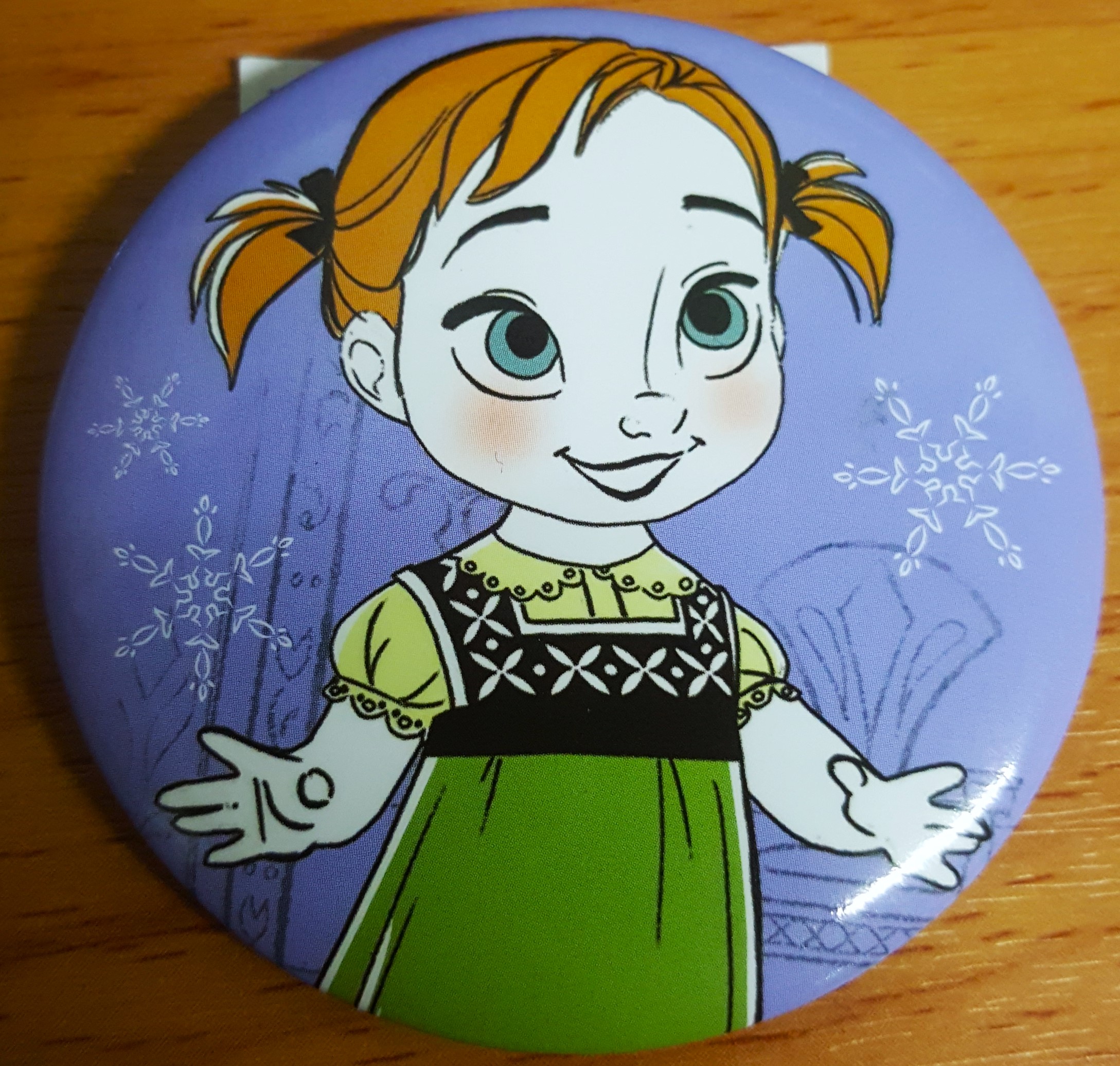 เข็มกลัด เจ้าหญิง อันนา Frozen Anna Disney Princessของแท้จากดิสนีย์สโตร์ ญี่ปุ่น