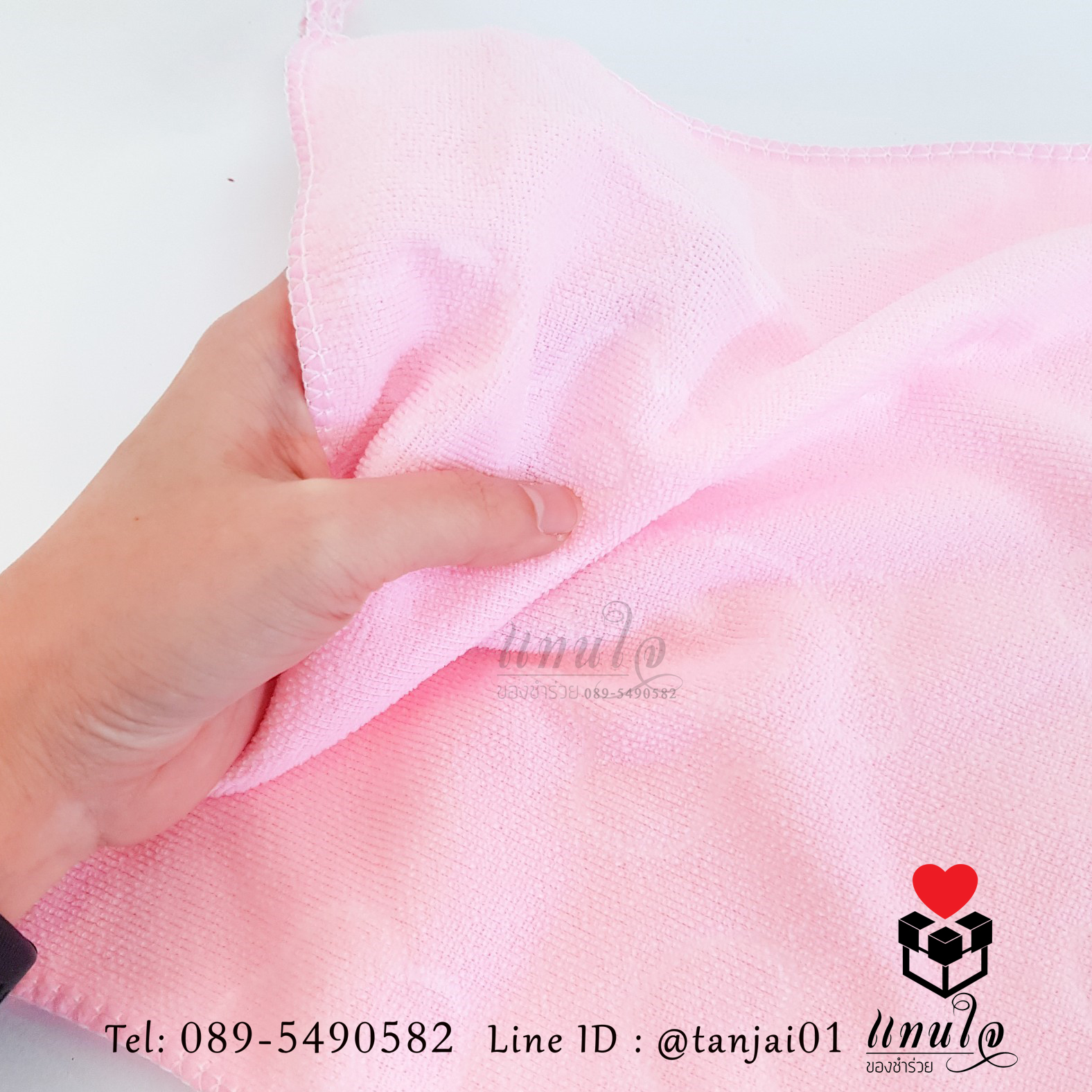 ของชำร่วยแต่งงาน 💕 ผ้าขนหนูลายหมีพร้อมหูหิ้ว ในกล่องริบบิ้นปีกนก💕 สวยหรู💕