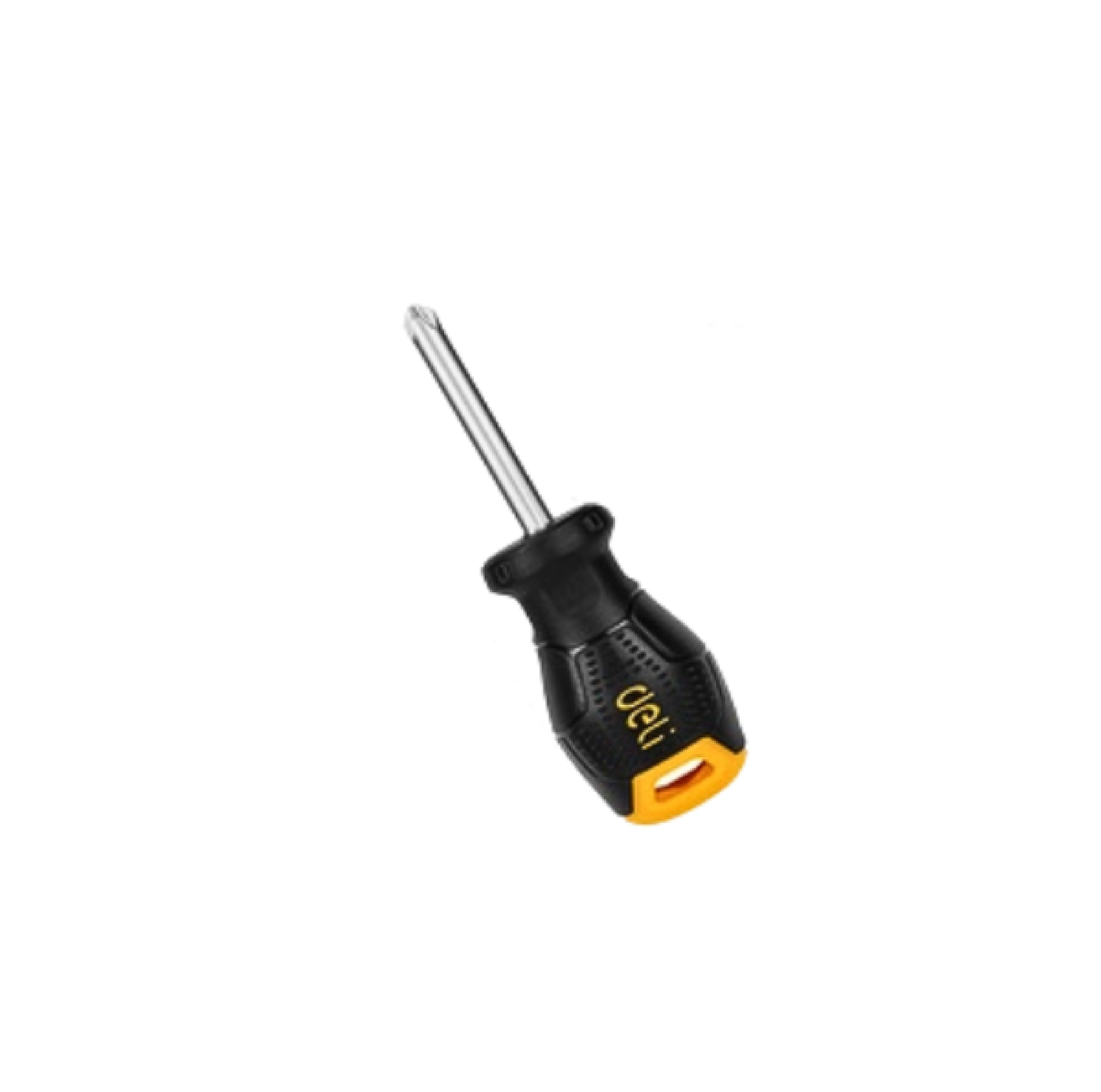 ไขควงปากแฉก PH2x38mm Cr-v EDL626038 ด้ามธรรมดา DELI