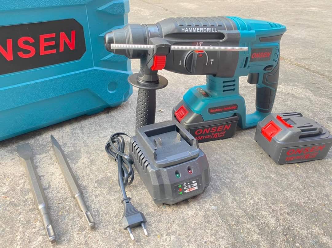 สว่านโรตารี่แบต Onsen งานญี่ปุ่น รุ่น Brushless 108v