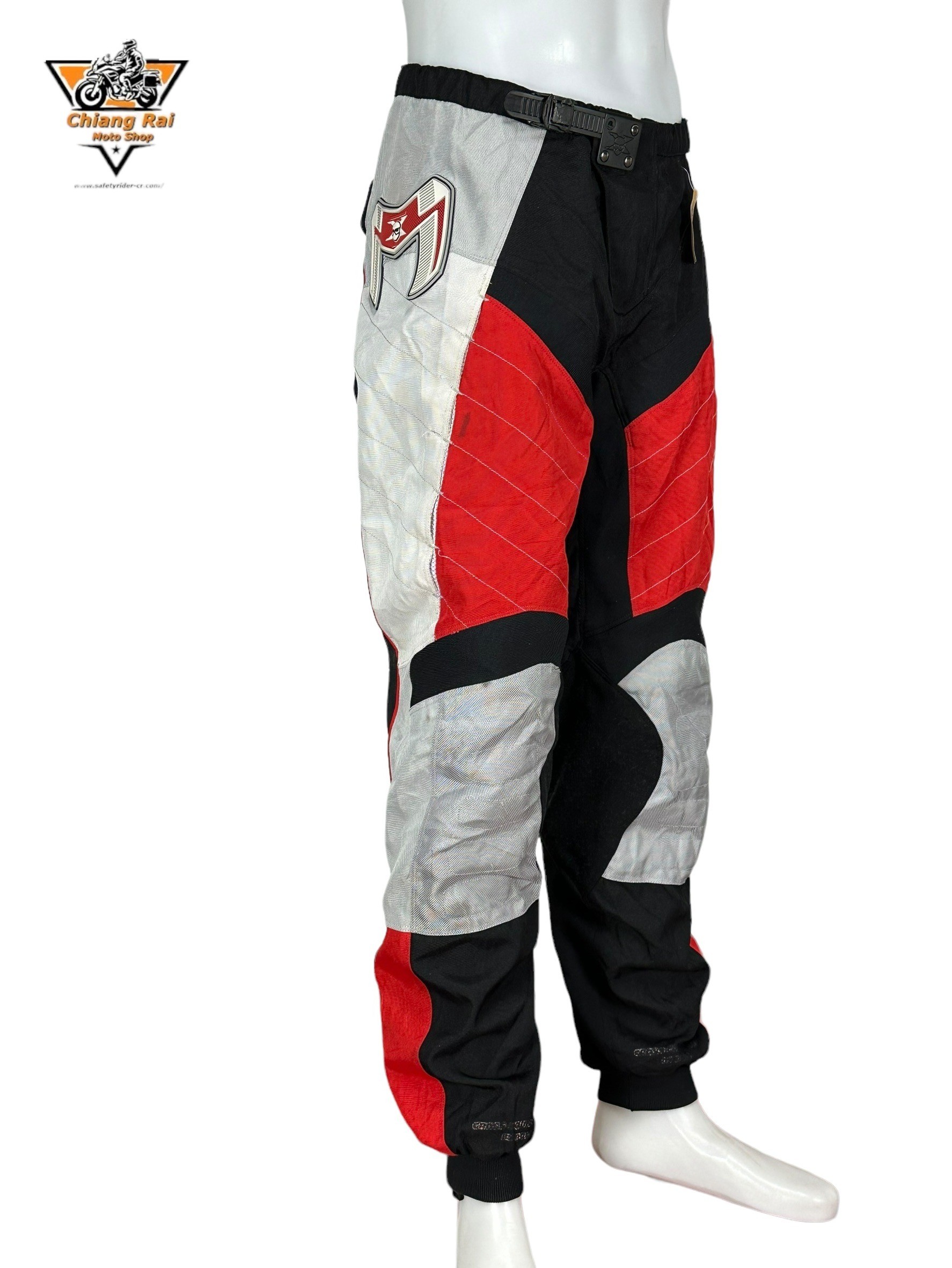 กางเกงขี่มอเตอร์ไซด์ ( มือสอง ) E&A 655: เอว 34" ยาว 31" **Hnaradx**