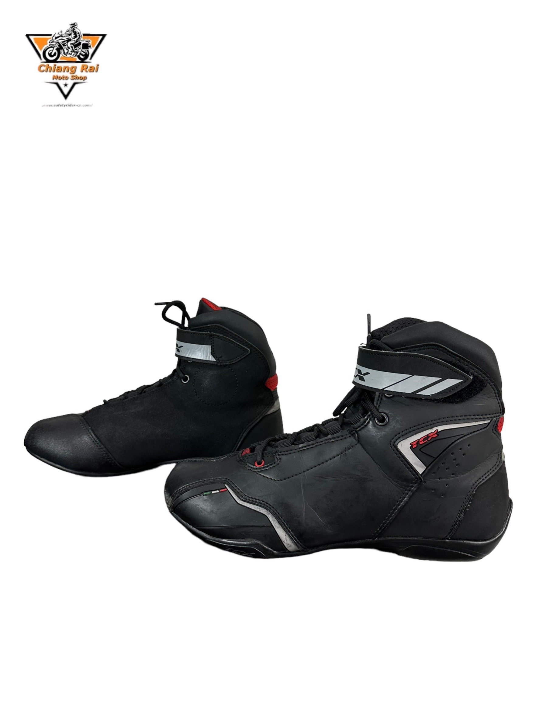 รองเท้าขี่มอเตอร์ไซด์( มือสอง) RCBS-381 Size ขนาดจากป้าย 41:EUR / 7:UK / 25.4:Cm.(TCX)