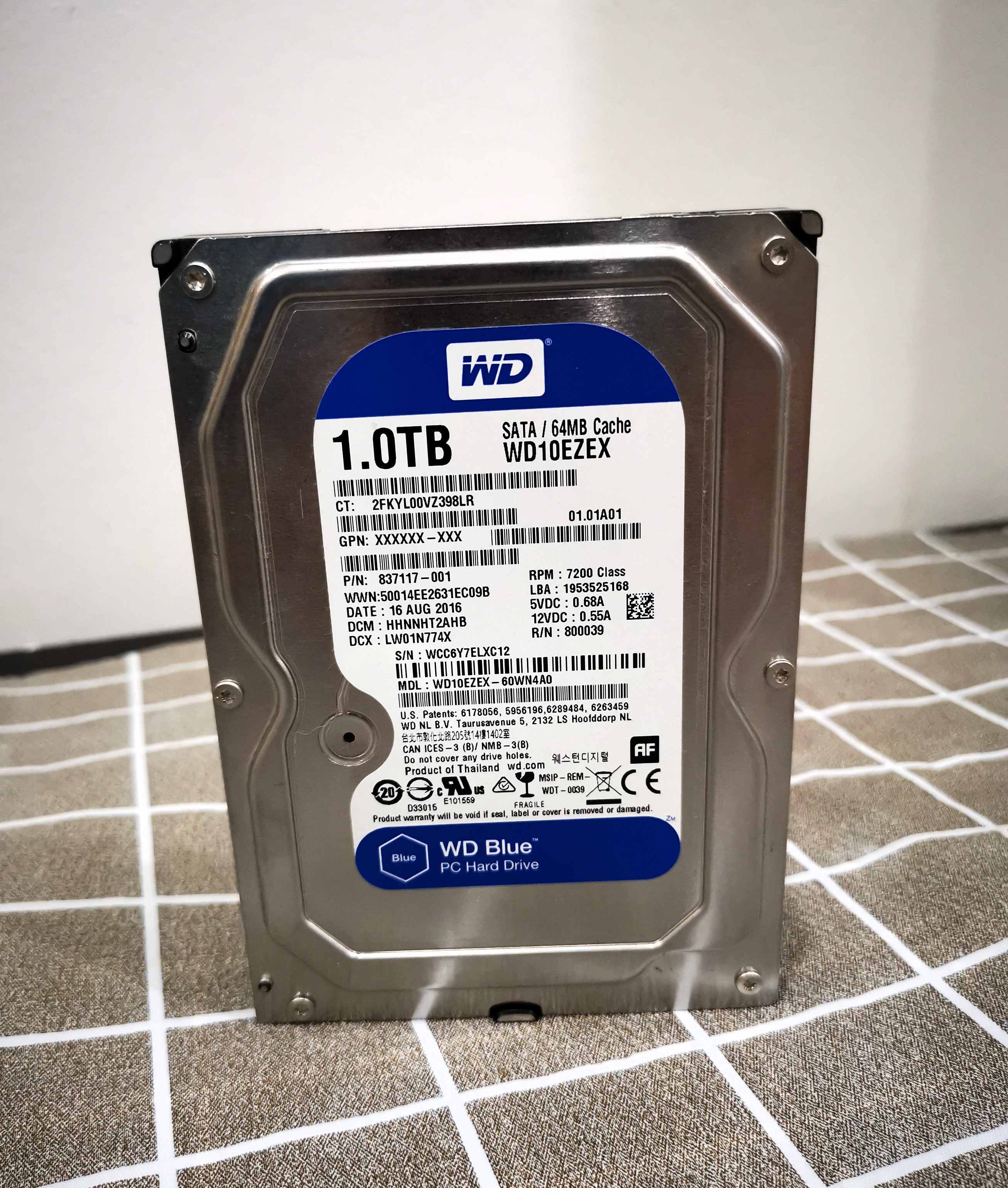 HDD WD Green, Seagate 1.0 TB