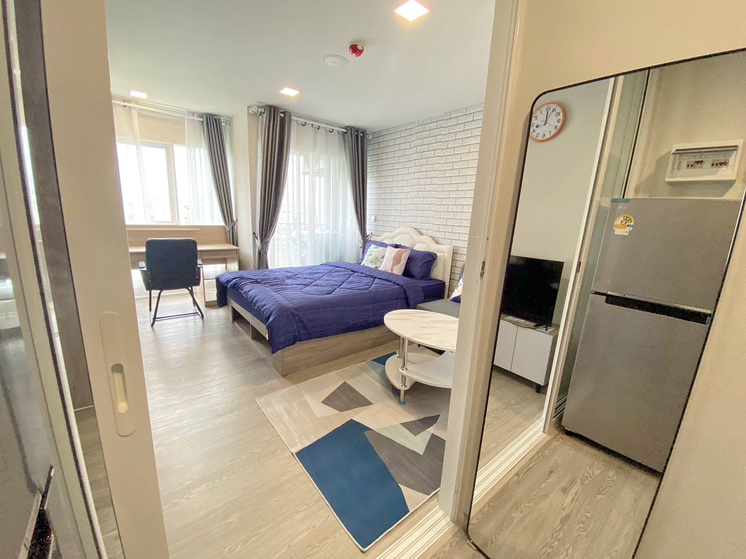 ให้เช่า Condo Kave town Island รังสิต ติด มหาวิทยาลัย กรุงเทพ ห้องใหม่ พร้อมเข้าอยู่