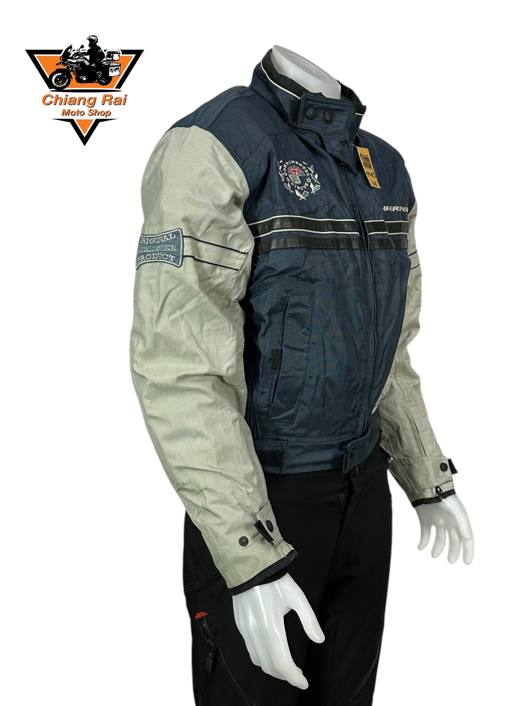 เสื้อขี่มอเตอร์ไซด์( มือสอง) CRSB 007 : อก 44" ยาว 23" (M) **BERING**