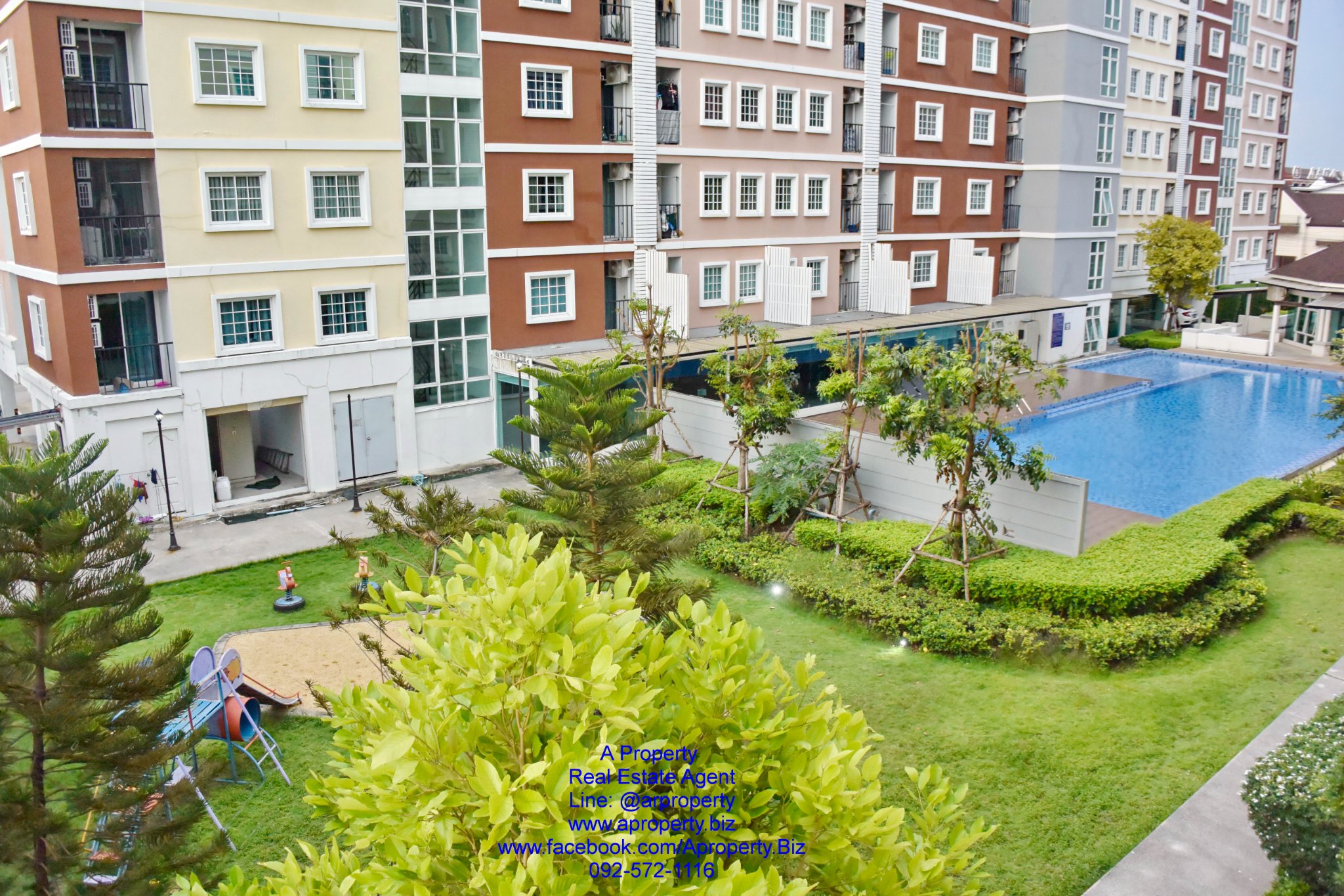 ให้เช่า คอนโดทิวลิปอ้อมน้อย ห้องมุม อาคาร G1 2 ห้องนอน