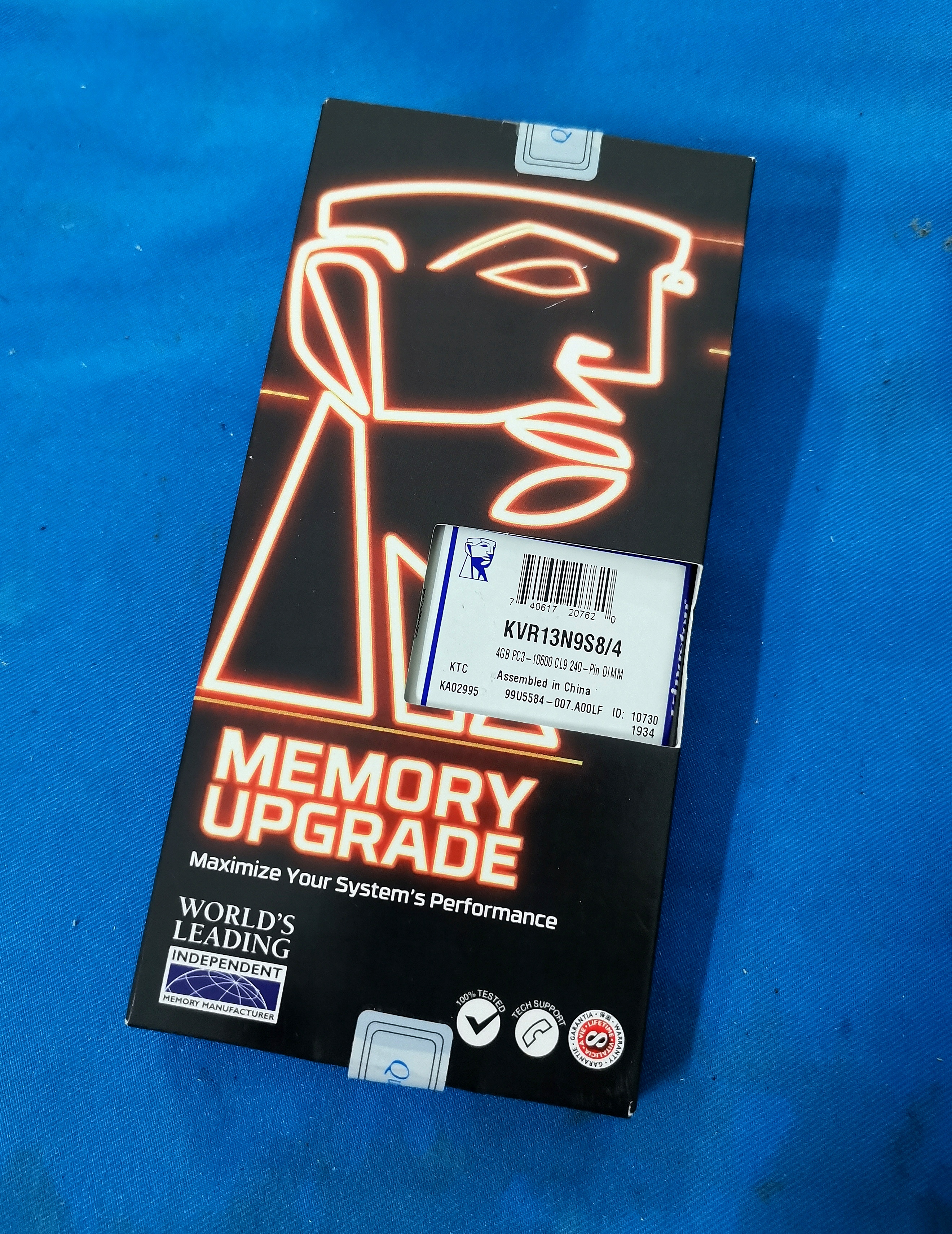 Ram kinston DDR3 4G/1333 8ชิพ