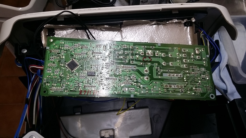 ซ่อมเครื่องฟอกอากาศ ยี่ห้อ SHARP รุ่น KI-A60TA-W อาการเปิดไม่ติด